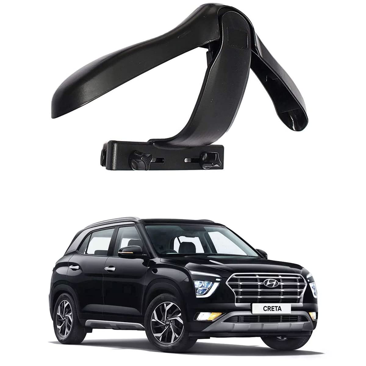 Oshotto CH04 Detachable Headrest Car Coat Hanger Back Seat Clothes Holder for Suit Coats Blazer Jackets Compatible with Hyundai
