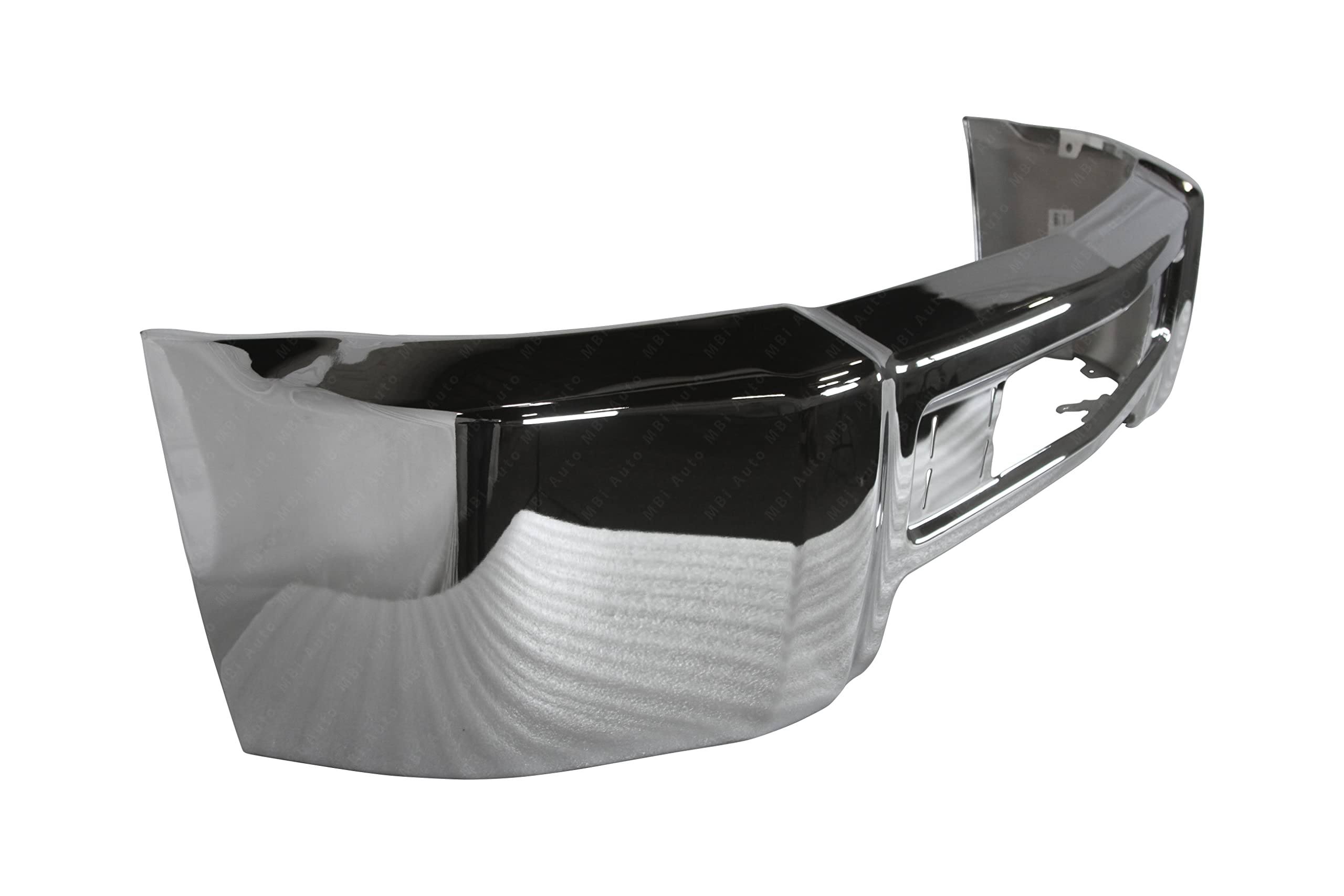 Mbi Auto - Chrome, Steel Front Bumper Face Bar Compatible With 2015-2019 Chevy Silverado 2500 & 3500 15-19, Gm1002851