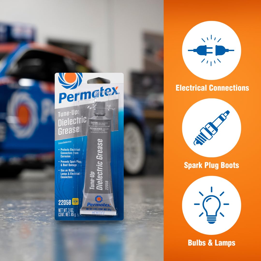 Permatex Inc 22058 3 Pack 3 Oz. Dielectric Tune-Up Grease