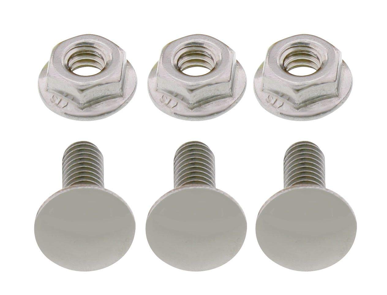 Stainless Steel Tail Light Bracket Mounting Bolt Set For 1928-31 Ford Model A (3/Set)