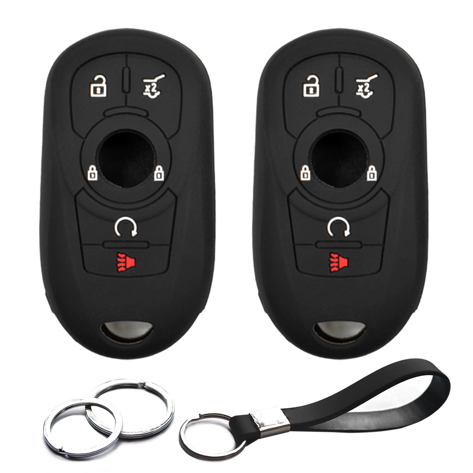 INFIPAR 2pcs Compatible with Buick Enclave Encore GX Envision Lacrosse Regal Sportback TourX Chevrolet Chevy Traverse GMC Terrai