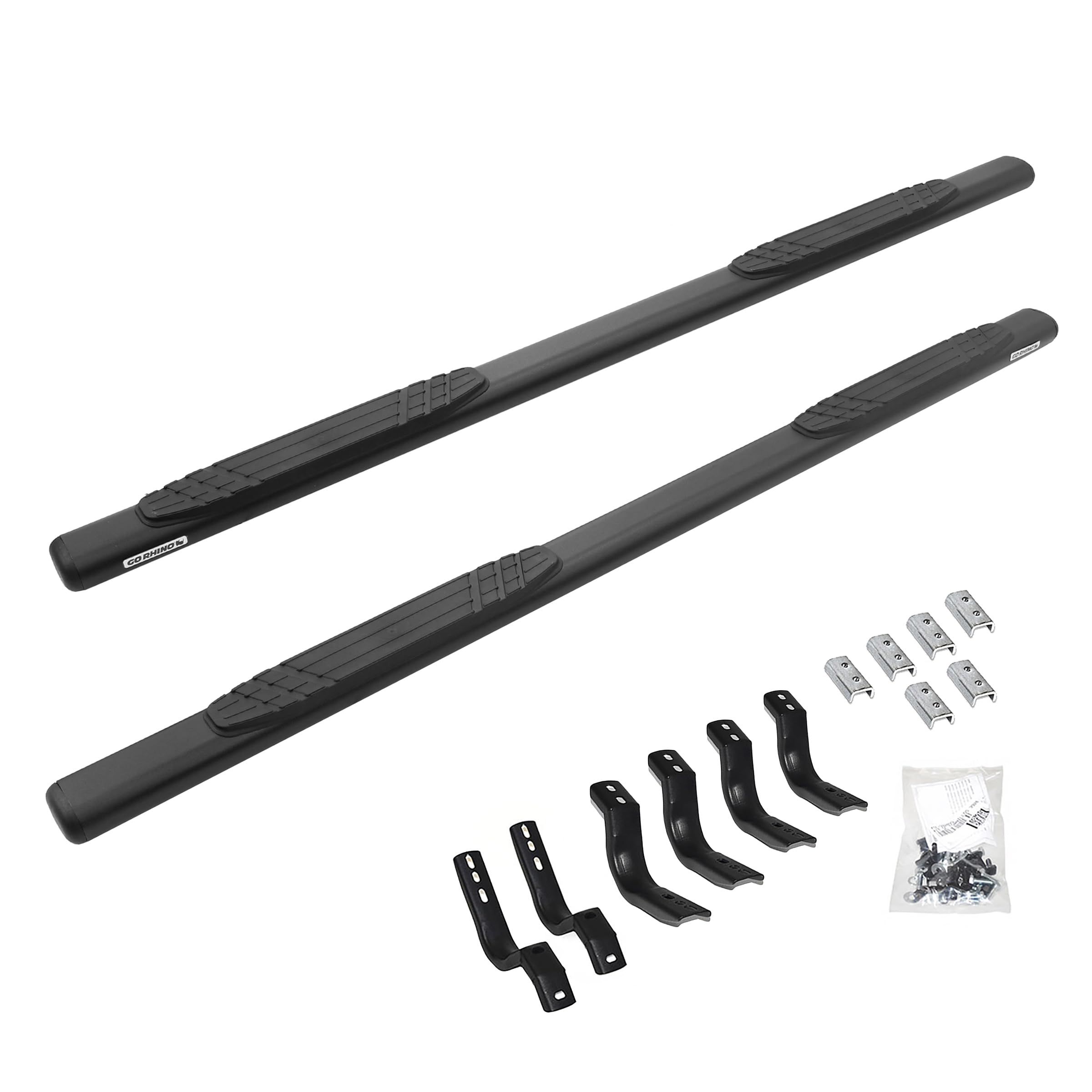 Go Rhino 684451687T 4' Oe Xtreme Side Steps With Mounting Brackets Kit For Jeep 20-23 Gladiator