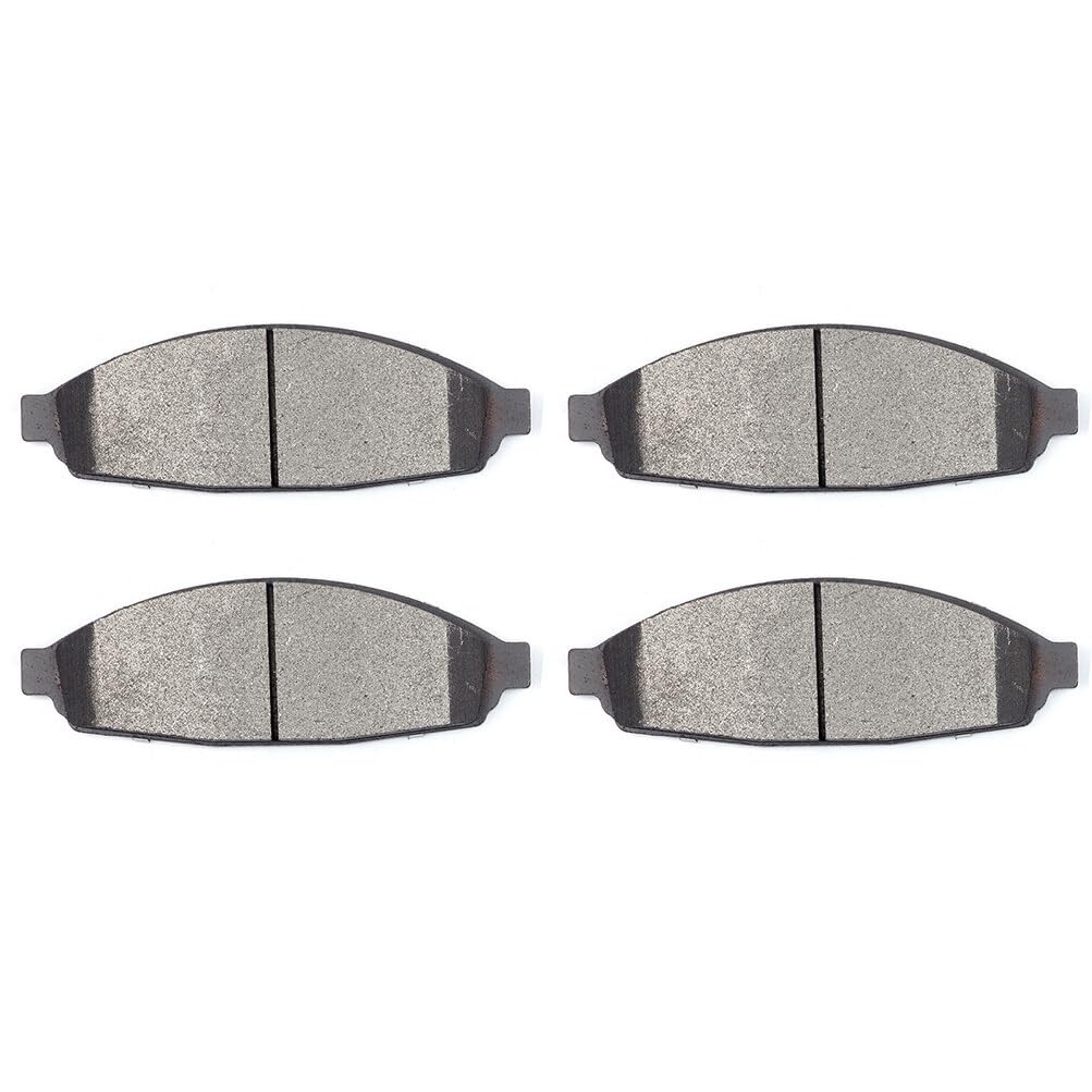 Eccpp D931-7834 4Pcs Front Semi Metallic Brake Pads Fit For Ford For Crown Victoria 2003-2011,For Lincoln Town Car 2003-2011,For
