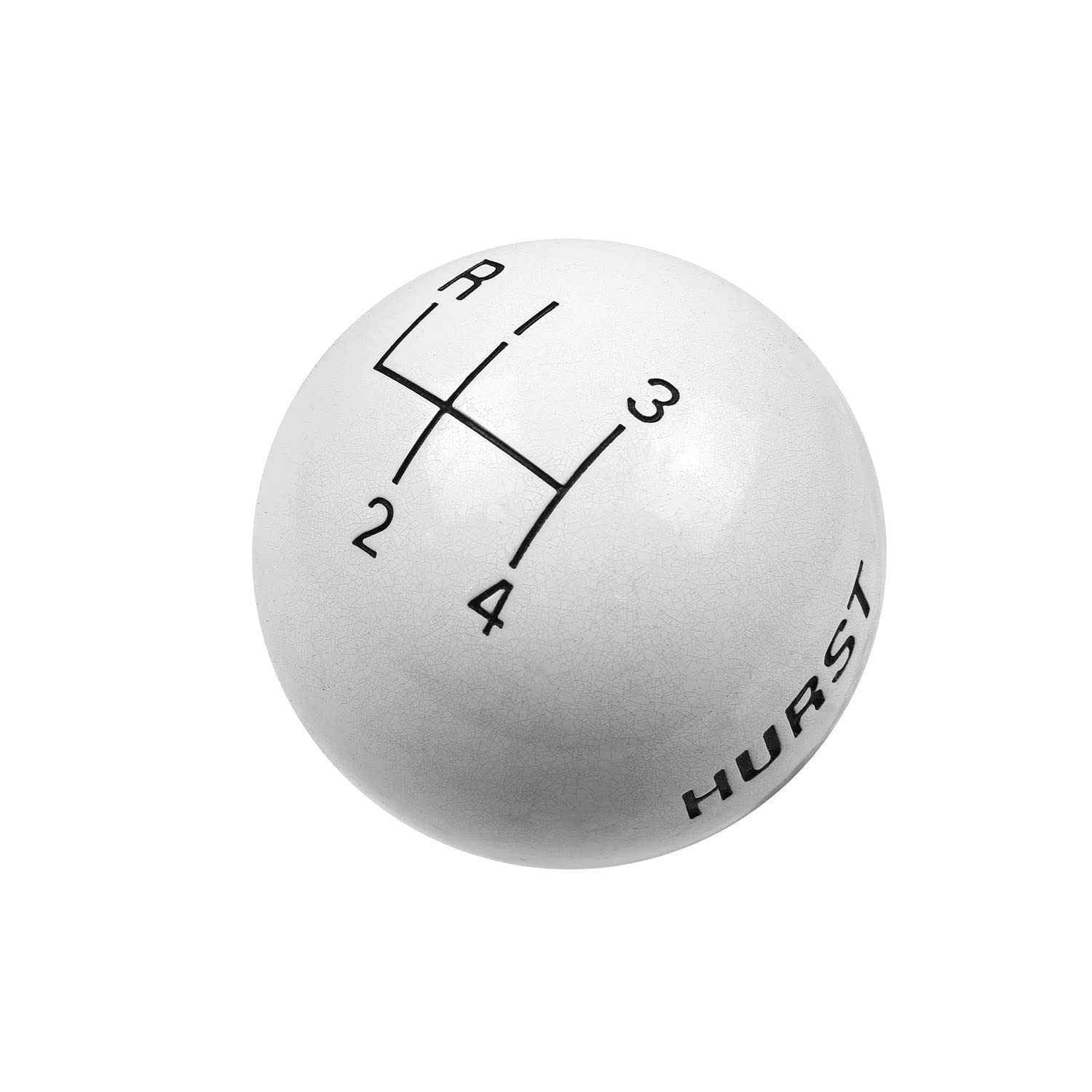 Hurst 1637626 White Plastic Replacement Shifter Knob