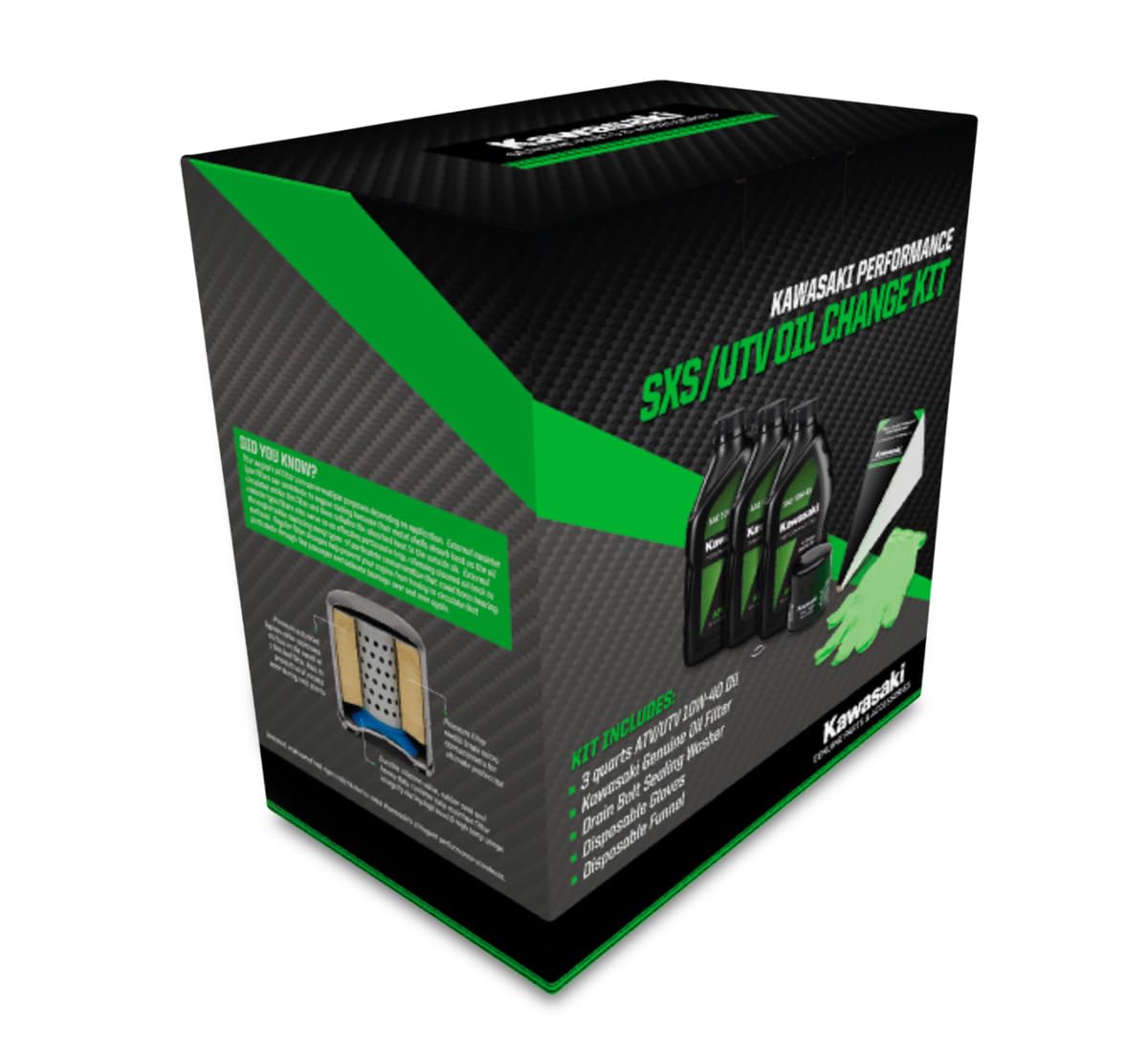 Kawasaki MULE PRO FX FXR FXT Semi-Synthetic Oil Change Kit 99969-3836