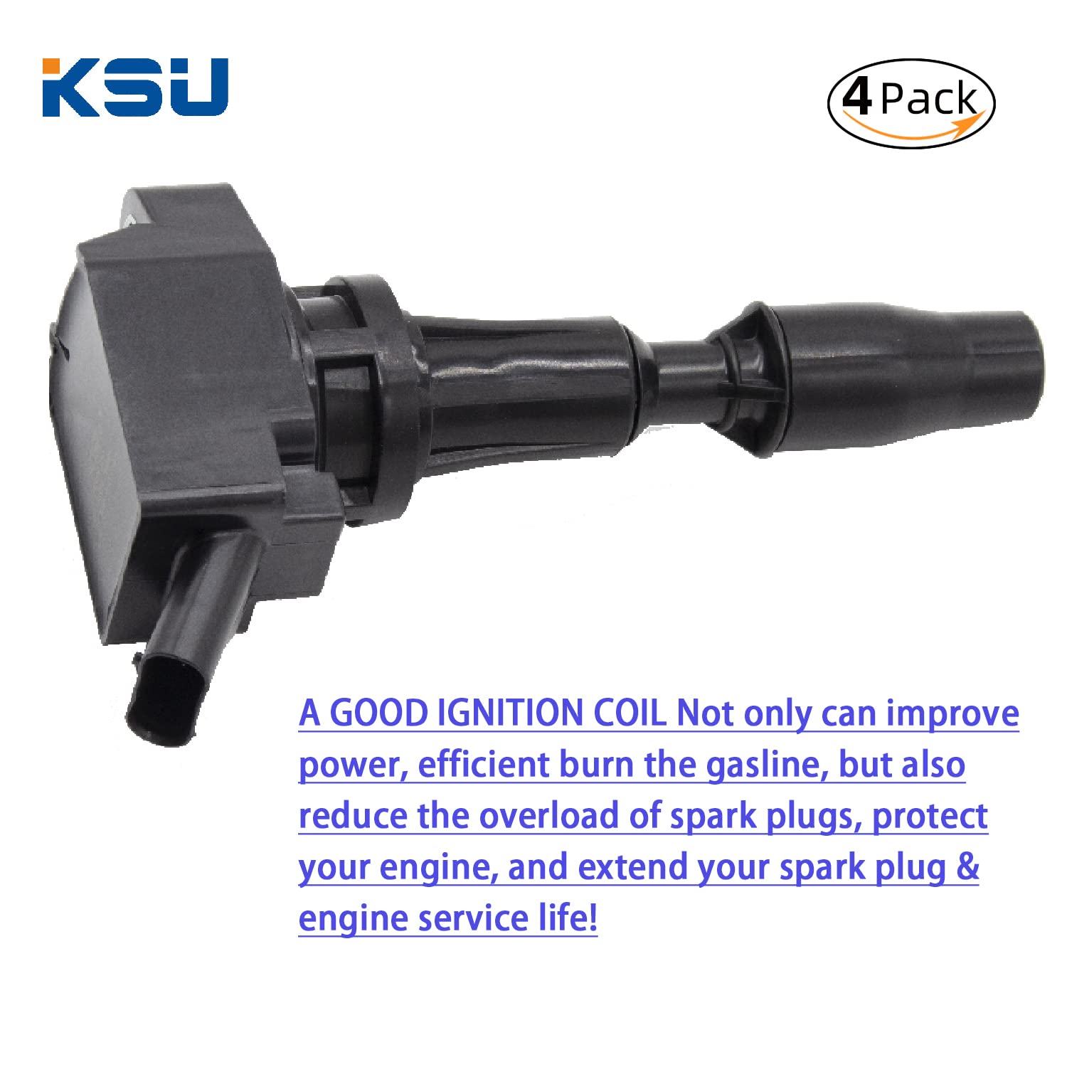 KSU Coil pack compatible with Kia Optima 2.0L L4 Turbocharged 2016-2020