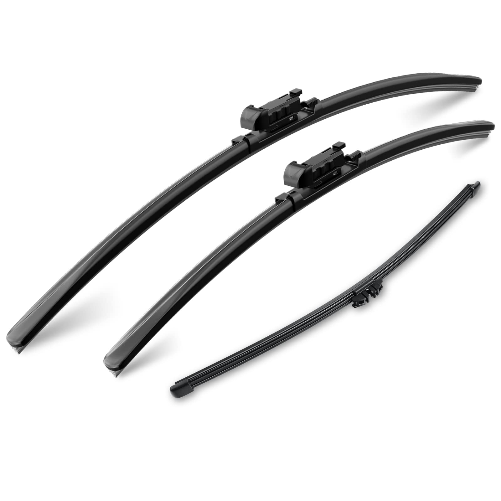 Gardimu Front And Rear Windshield Wiper Blades, 3 Pcs Front And Back Windshield Wipers Blades Replacement For Ford Edge 2015-202