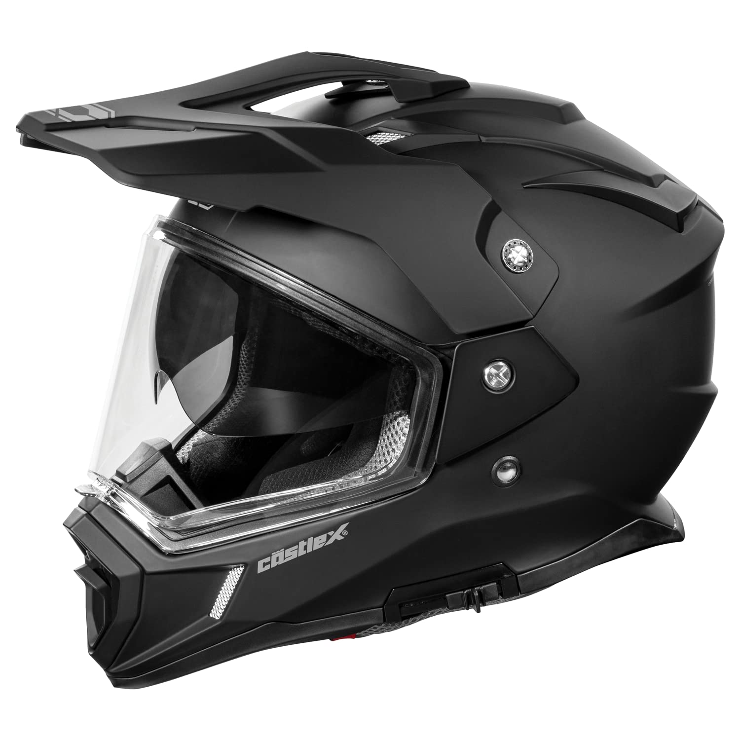 Castle X CX200 Dual Sport Helmet in Matte Black, Size XX-Large
