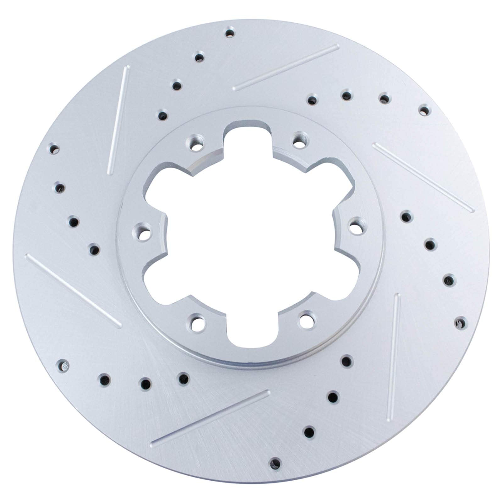 Trq Front Performance Brake Rotors Set Premium G-Coated Compatible With 1997 Infiniti Qx4 2003-2004 Nissan Frontier 1996-1998 Pa