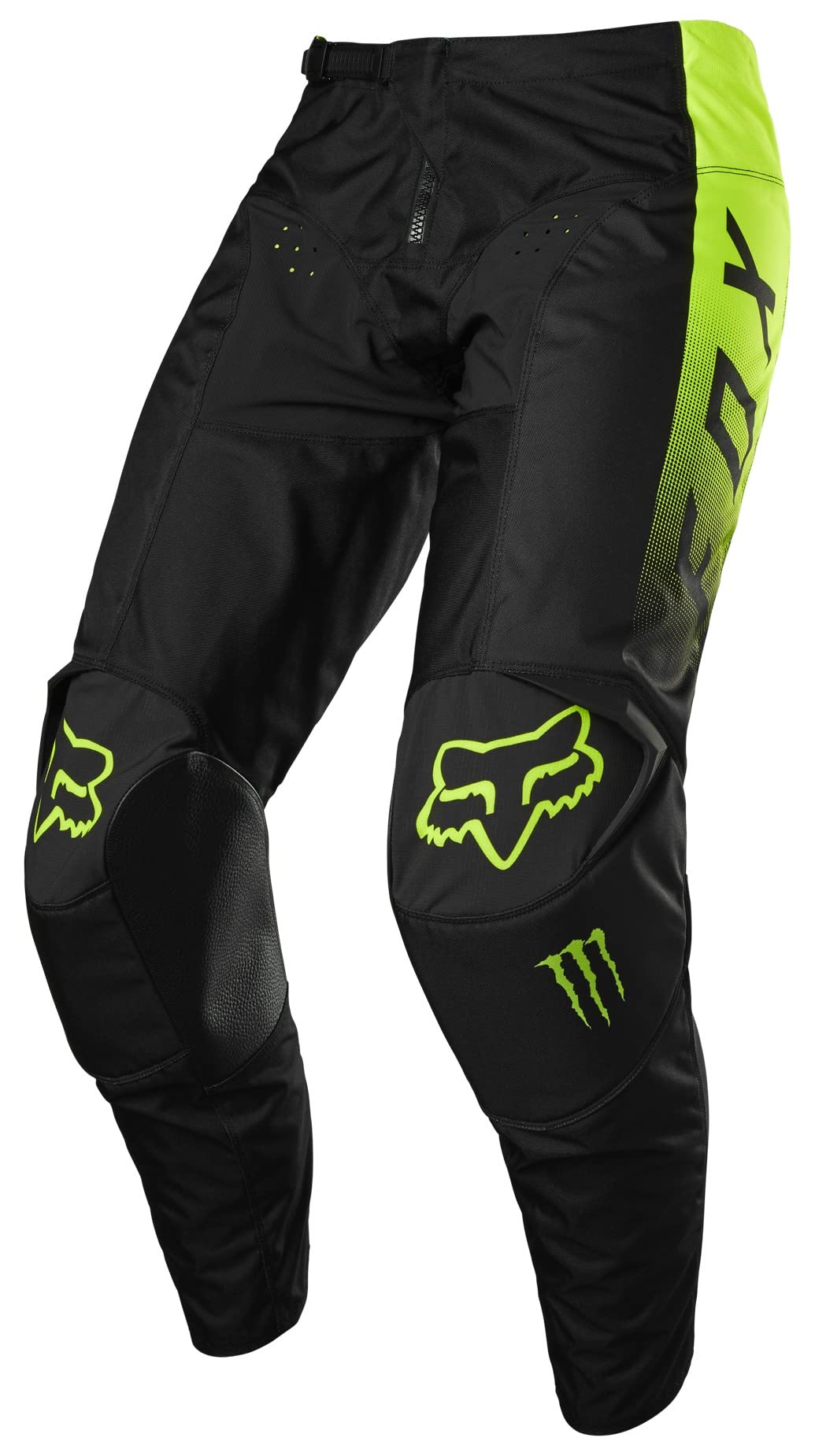 Fox Racing 180 Monster Pants - Leather, Size 28, Black, Model 28143-001-28