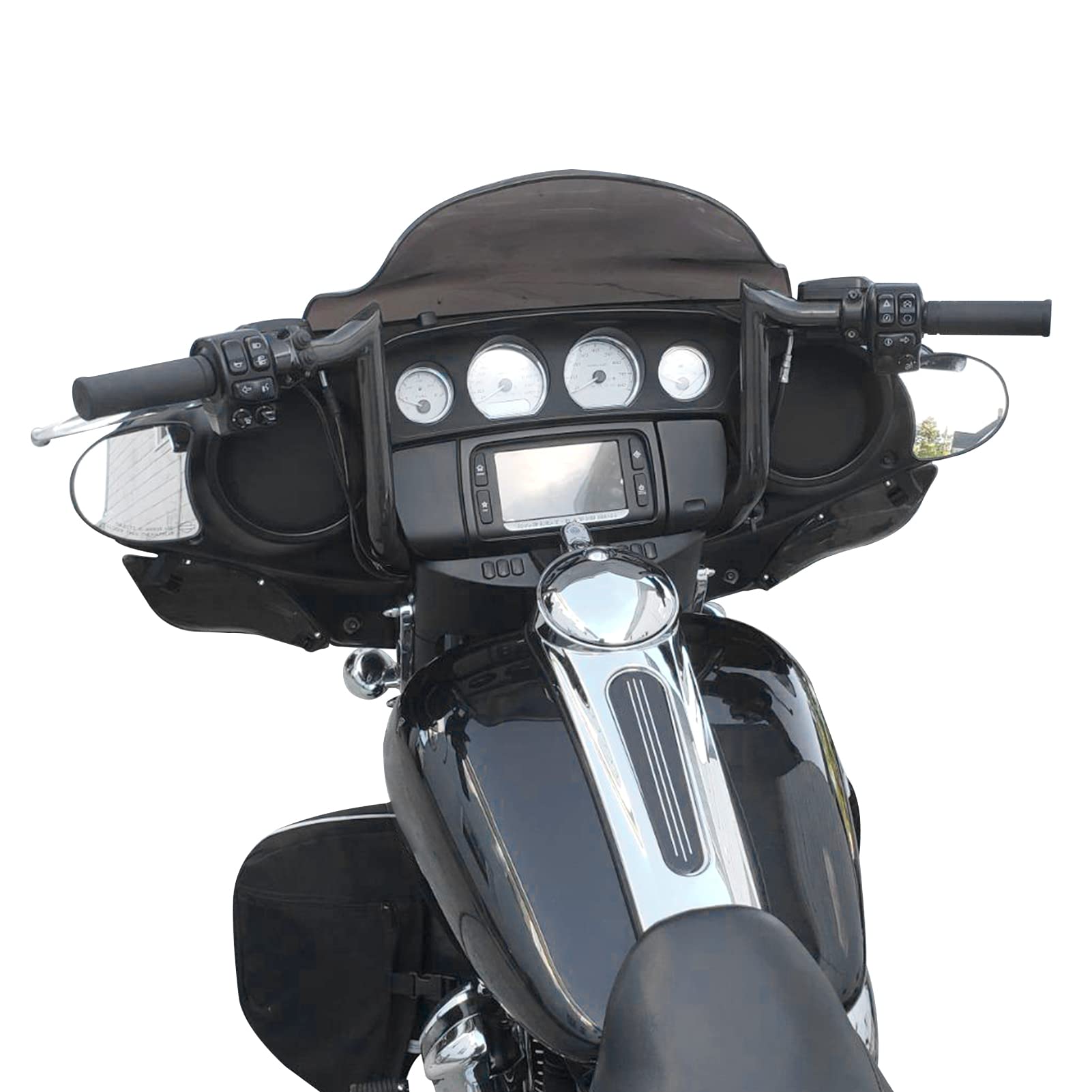 Mofun 10'' Rise Ape Hangers Handlebar Monkey Bar Compatible With 1986-2023 Harley Touring Street Glide Electra Glide Flhx Flht M