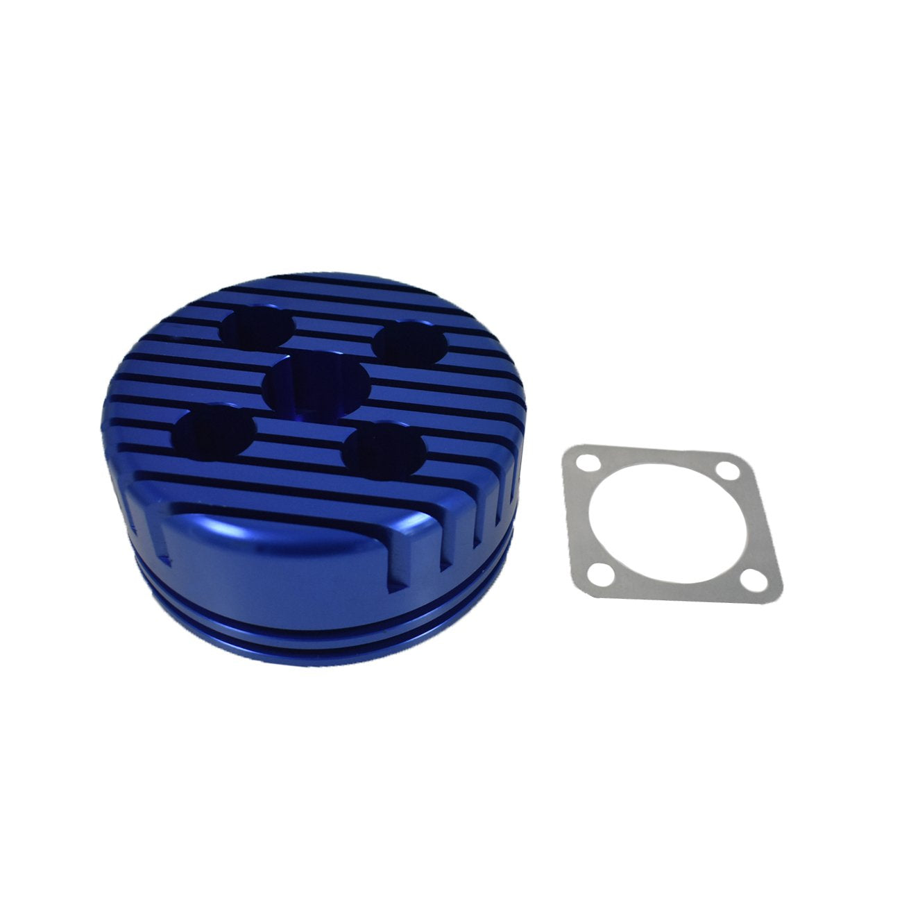 JRL Yellow CNC Cylinder Head for Racing 66cc/80cc Engine Gas Motorized Bicycle Custom Aluminum