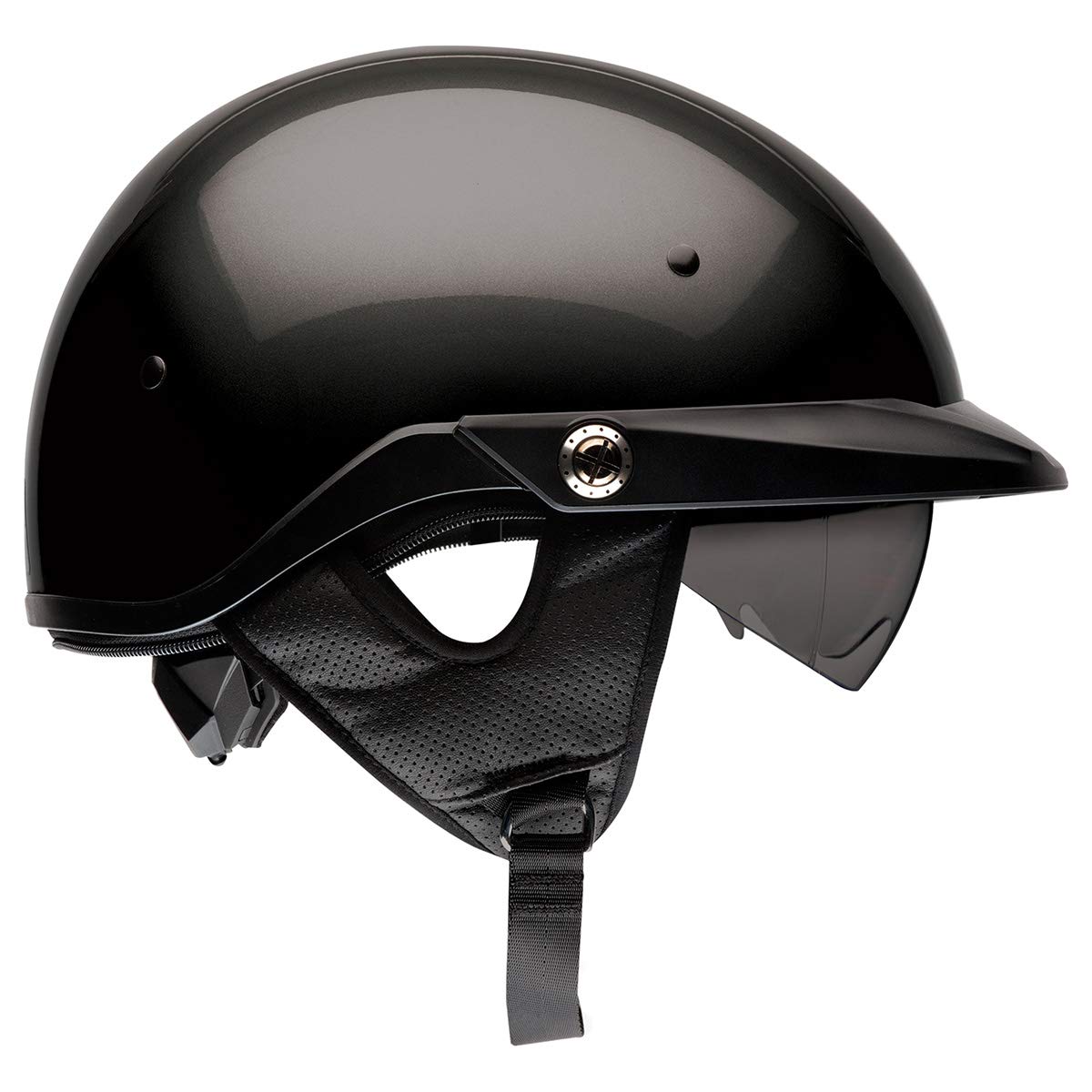 BELL Pit Boss Half Helmet - Large, Gloss Black, Model 2033198