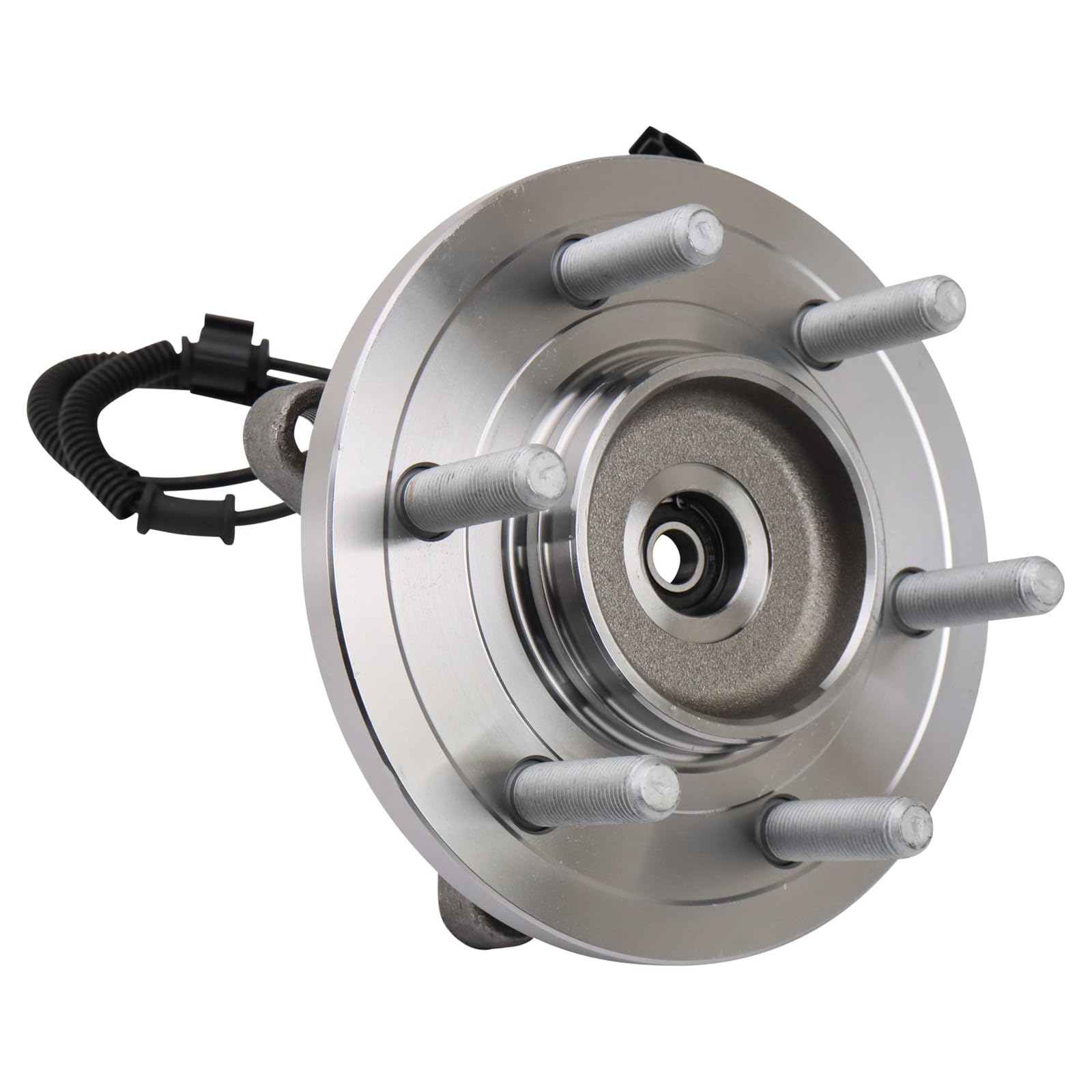Trq Front Driver Side Passenger Side Wheel Bearing & Hub Assembly 4Wd With Abs Sensor Compatible With 2015-2017 Ford Expedition