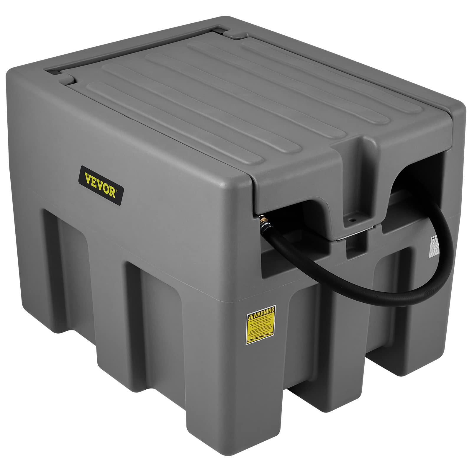 Vevor New Portable Diesel Tank, 58 Gallon Capacity & 10 Gpm Flow Rate, Diesel Fuel Tank With 12V Electric Transfer Pump And 13.1Ft Rubber Hose, Pe Diesel Transfer Tank For Easy Fuel Transportation