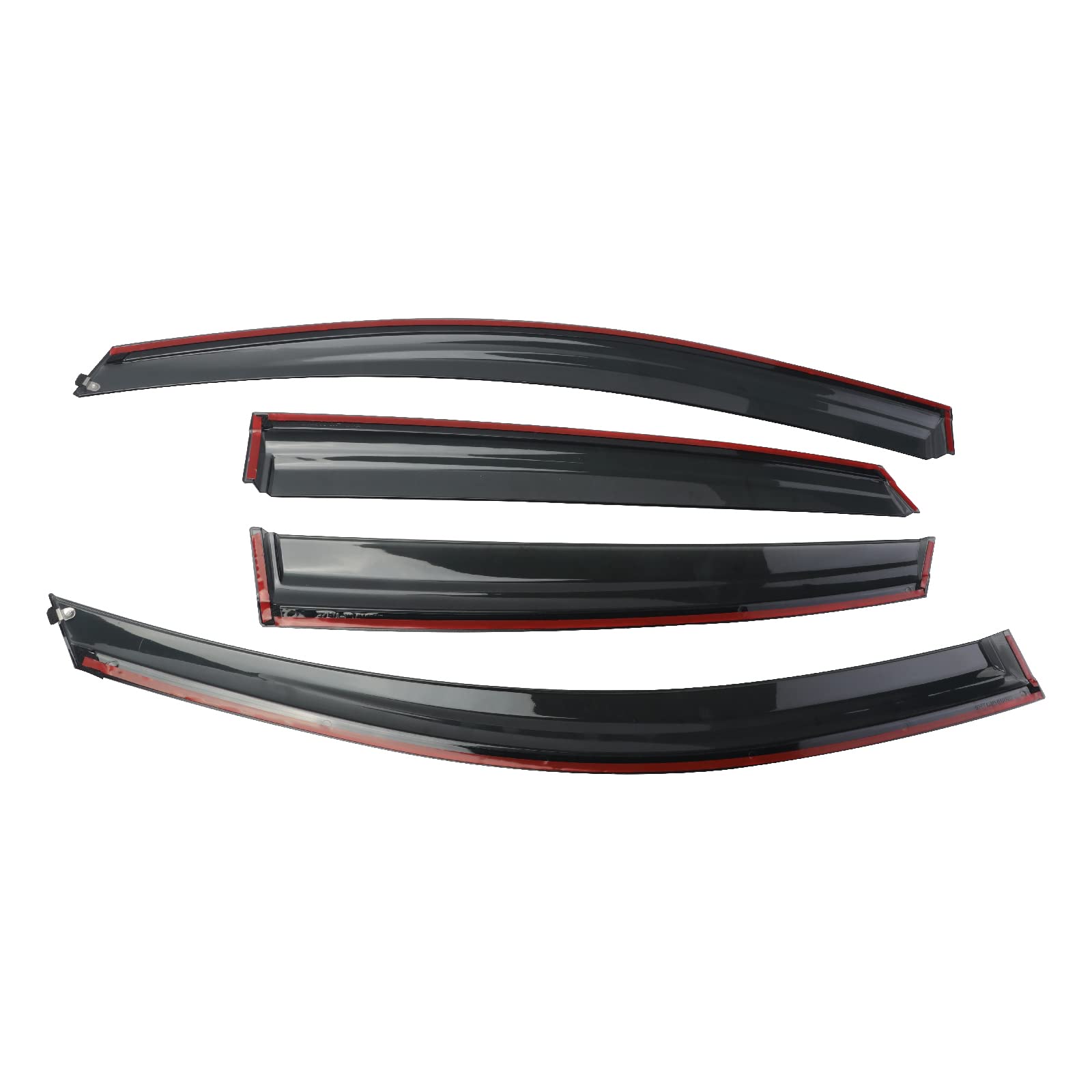 Misioek Rain Guards Suitable For Crv 2012-2016, Window Visor, Dark Smoke Accessories, Window Deflectors, Rain Guard, 4 Pcs