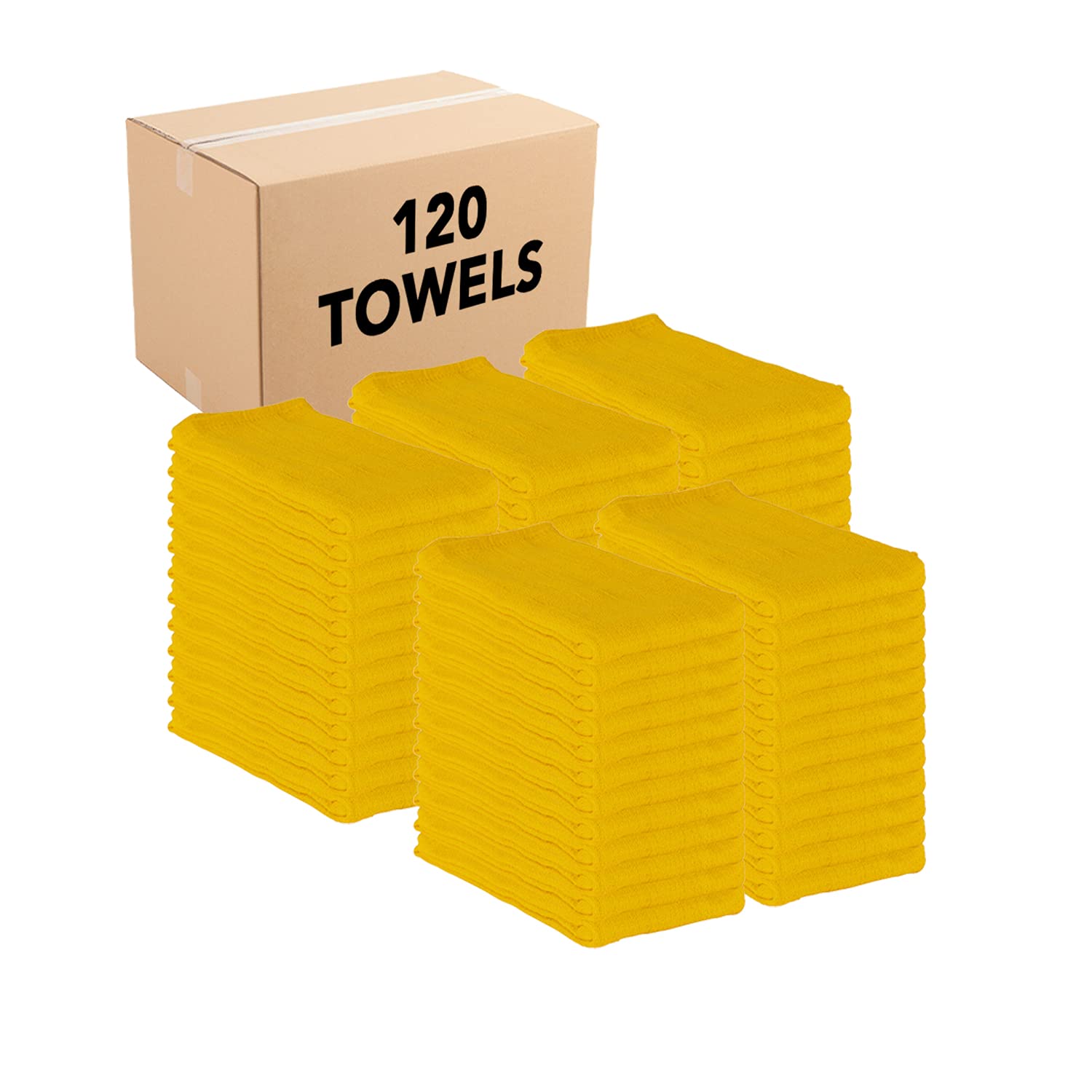 Arkwright Surgical Huck Towels - (Bulk Case Of 120) Lint Free & Highly Absorbent Pre-Treated Cotton Cleaning Cloths, Perfect For