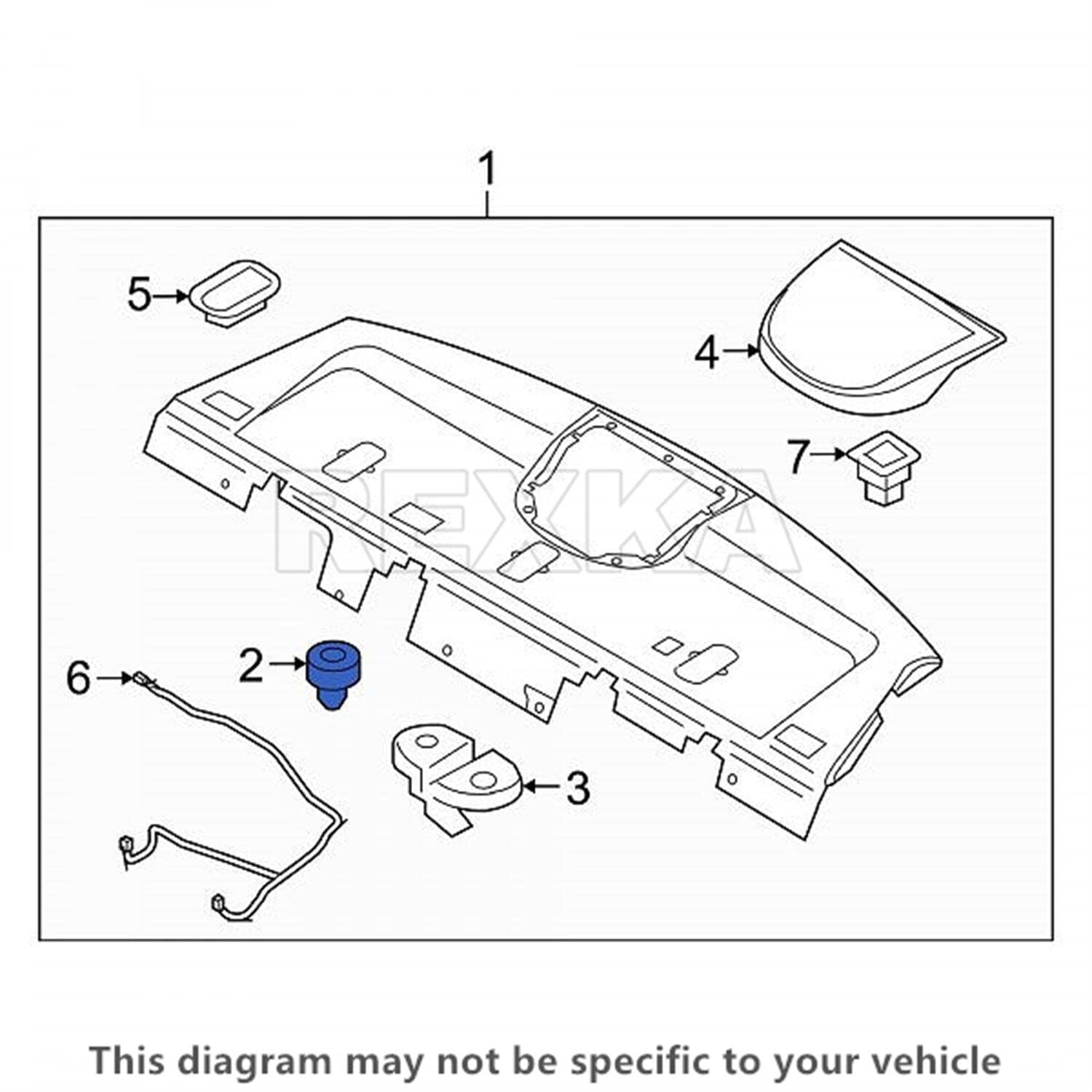 Rexka 15Pcs 8Mm Hole Door Trim Panel Retainer Clip Fastener Compatible With Hyundai Kia 82315-38000