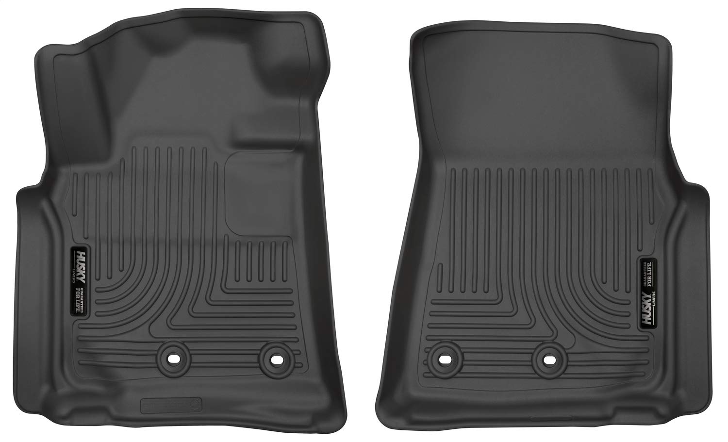 Husky Liners Weatherbeater Floor Mats | Fits 2013-2021 Toyota L& Cruiser; Lexus Lx570 | Front Row, 2-Pc Black - 13091