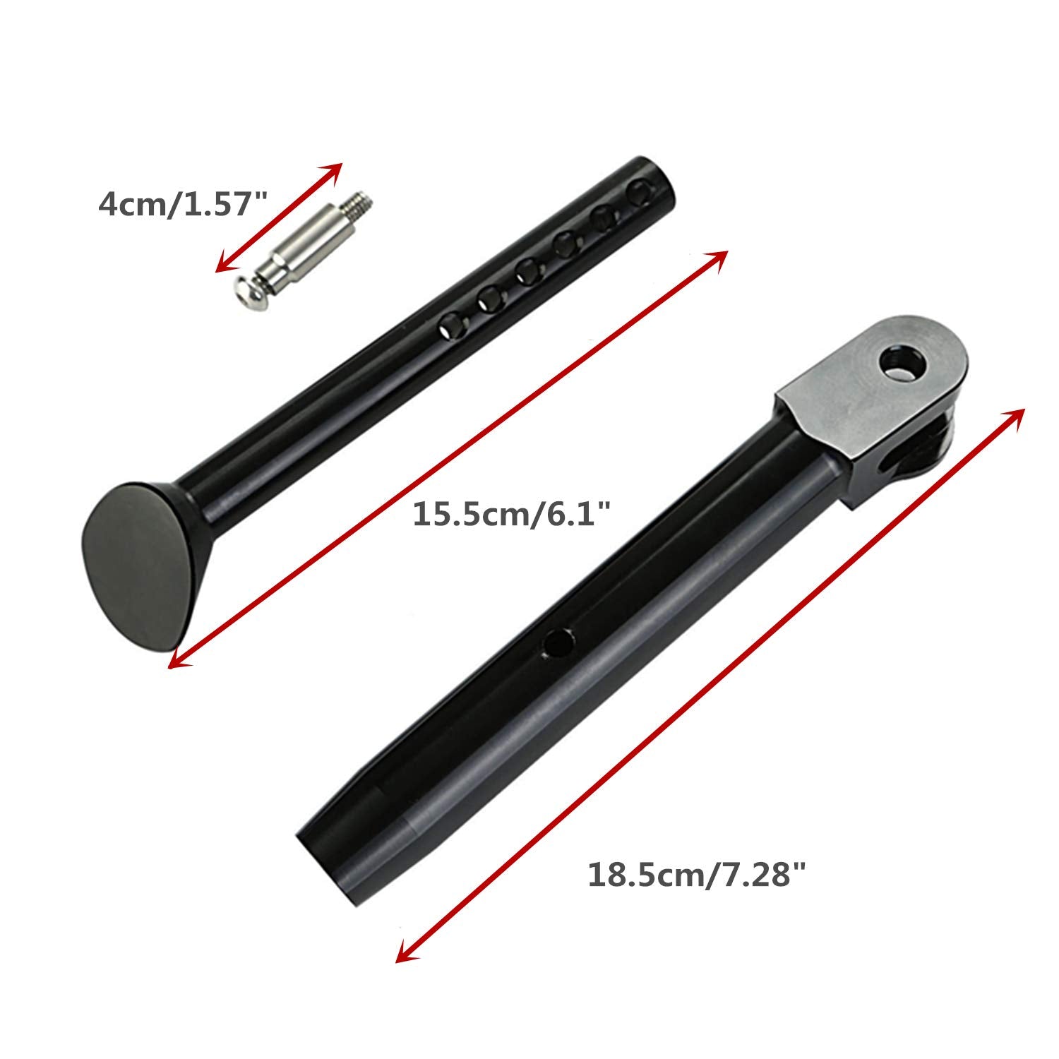 Cicmod Cnc Adjustable Kickstand Side Stand Black Kick Stand For Cbr 600 1000 Rr 600Rr 1000Rr