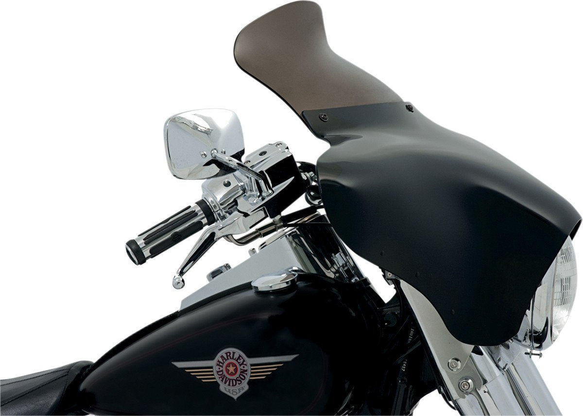 Memphis Shades MEP8561 Smoke Windshield (Batwing Fairing Spoiler Batwing Fairing 9 height, Smoke )
