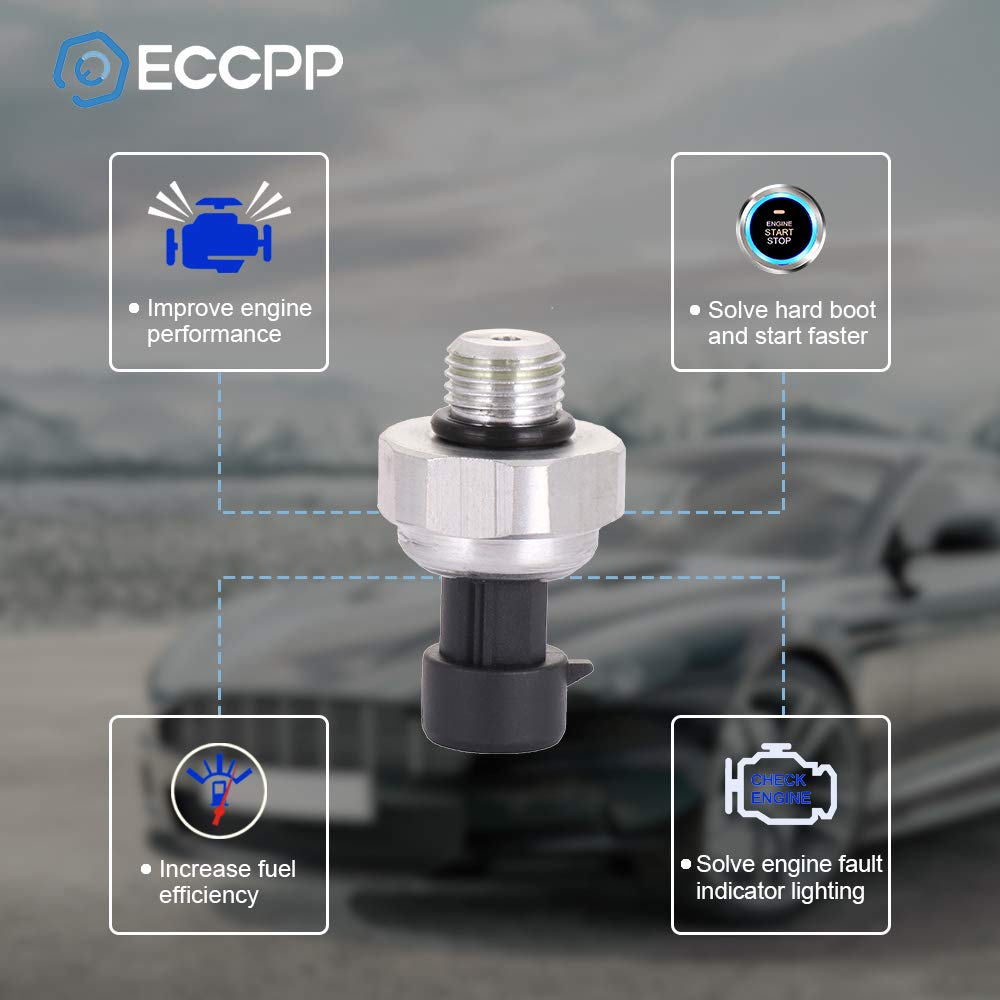 Eccpp Oil Pressure Sensor Switch Connector Sender Fit For Buick Allure Lacrosse Rendezvous/For Cadillac Ats Cts Srx Sts/For Chev