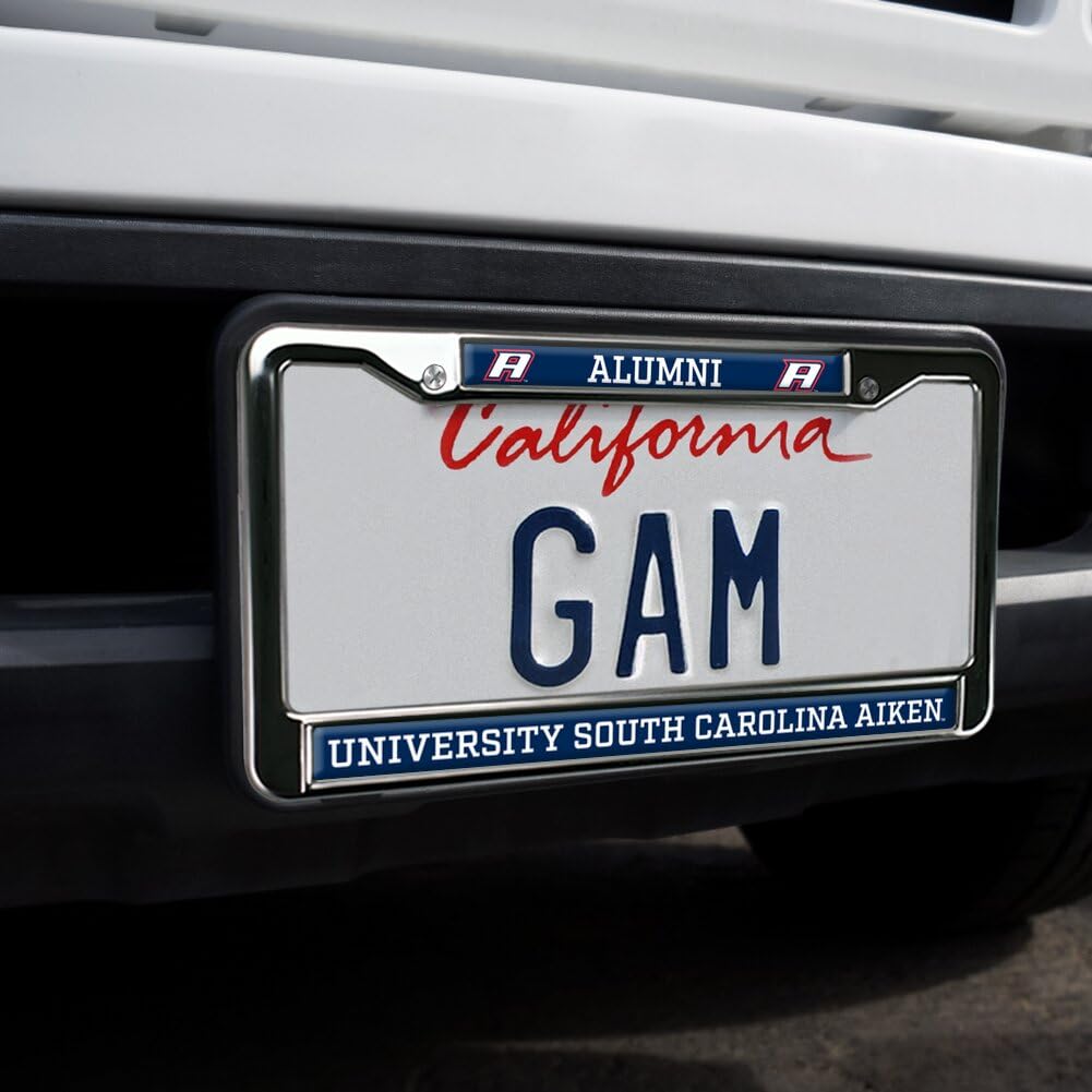 GRAPHICS & MORE Metal License Plate Frame - USC Aiken Pacers Alumni, Full Size Standard