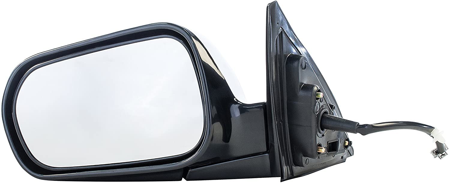 Dependable Direct Right Passenger Side Unpainted Non-Heated Folding Power Operated Door Mirror For Honda Accord (Sedan Only) (19