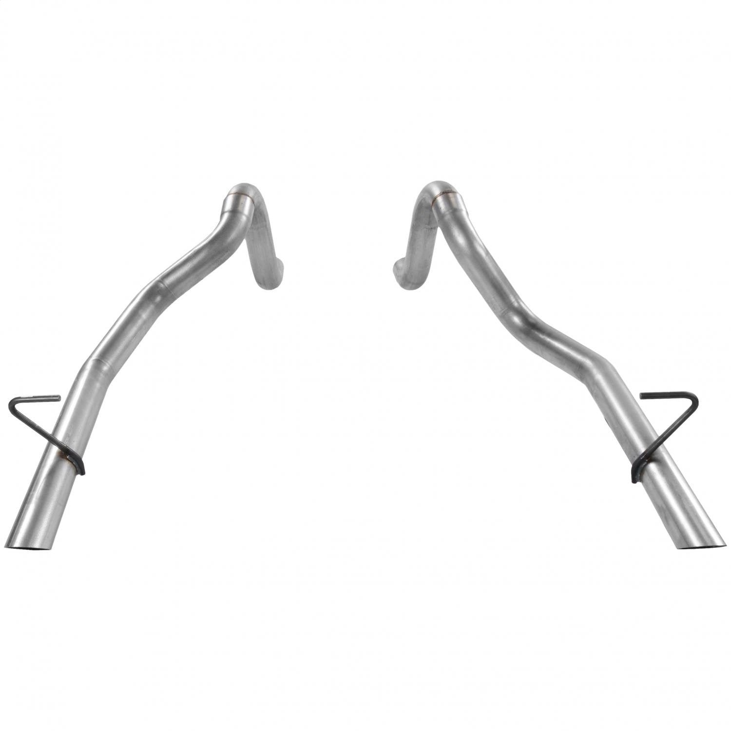 Flowmaster 15804 Prebent Exhaust Tailpipe Kit, 2.5'' Rear Exit, Pair; Aluminized