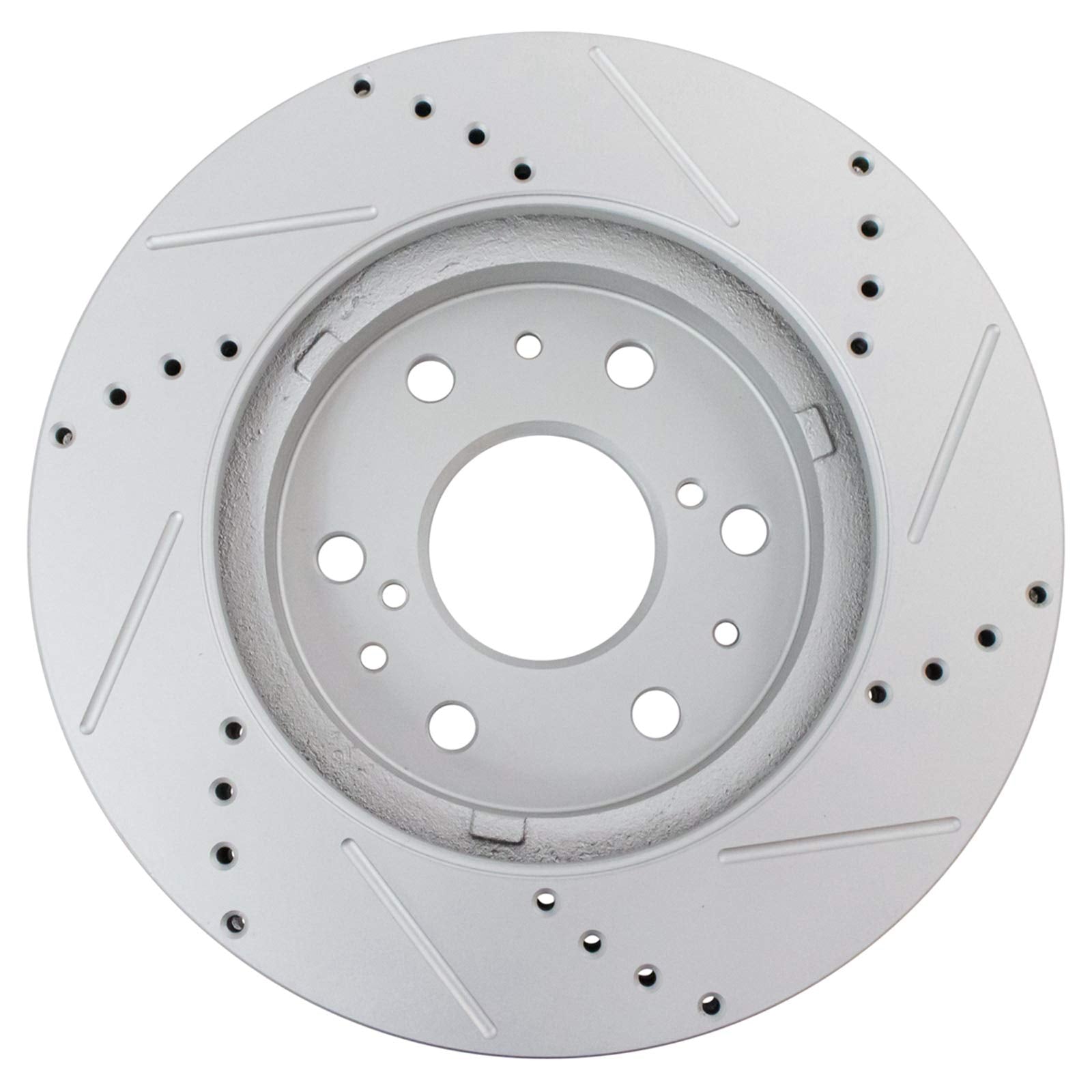 Trq Front Performance Brake Rotor Drilled Slotted Pair Set For Avalanche/Escalade/Express 1500 / Savana 1500 / Sierra 1500 / Sil
