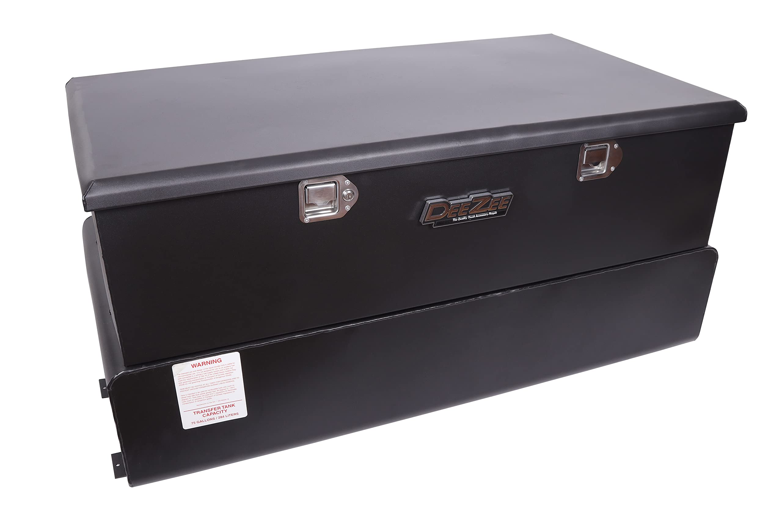 Dee Zee Dz92847Sb 62 Gallon Black Steel Combo Transfer Tank With Pump