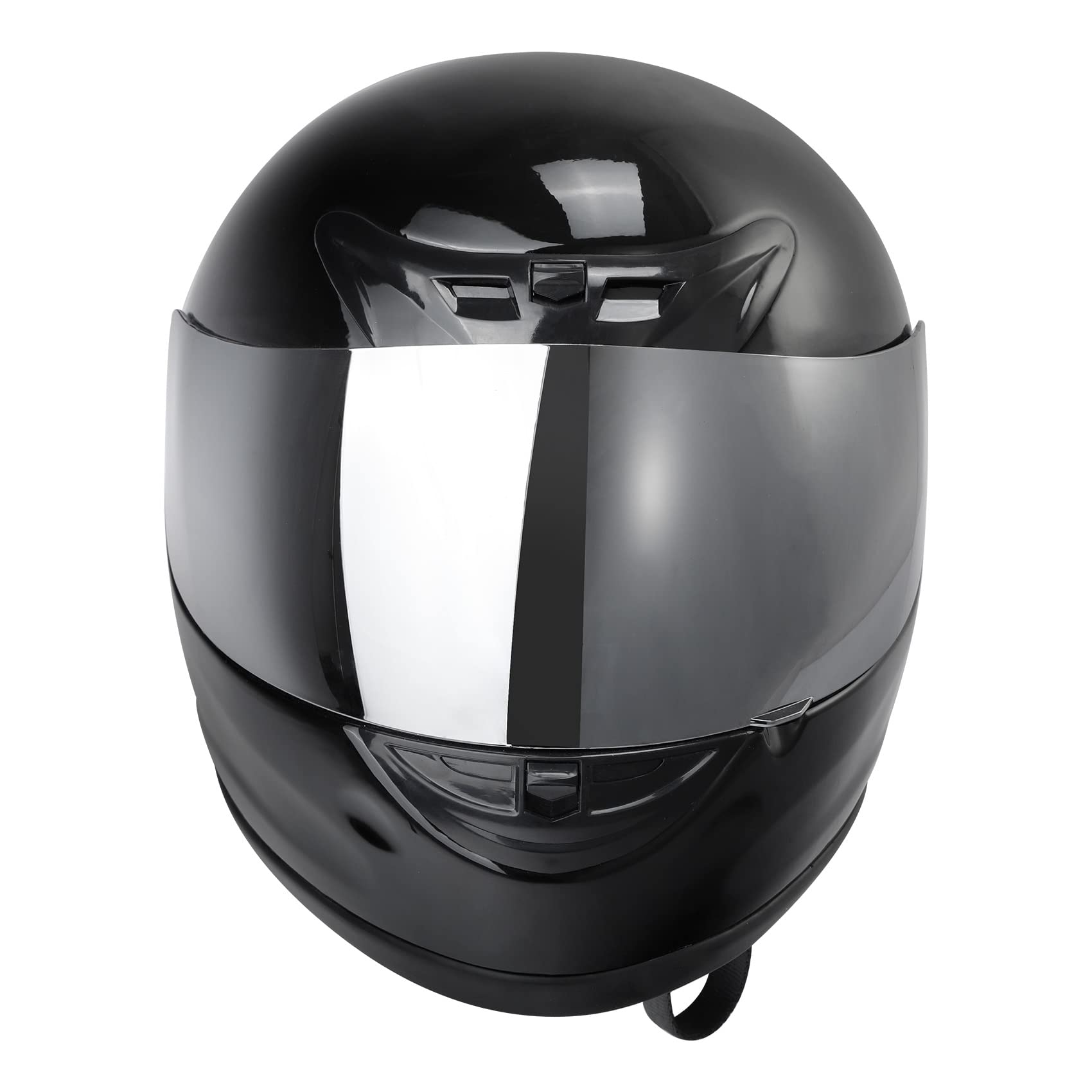XFMT Full Face Motorcycle Helmet, Carbon Fiber, Small, Black Mirror Shield, Flip Up Design for Men and Women, Ideal for Off-Road and Street Use