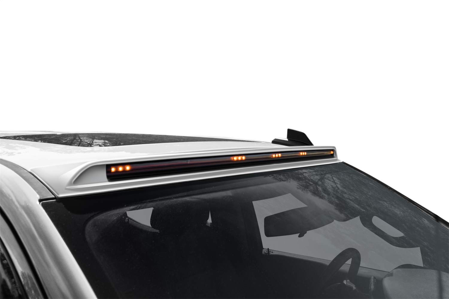 Auto Ventshade [Avs] Aerocab / Marker Light | Fits 2019 - 2024 Chevrolet Silverado 1500, Color Match-Summit White, 1 Pc. | Summit White - 698168-Gaz