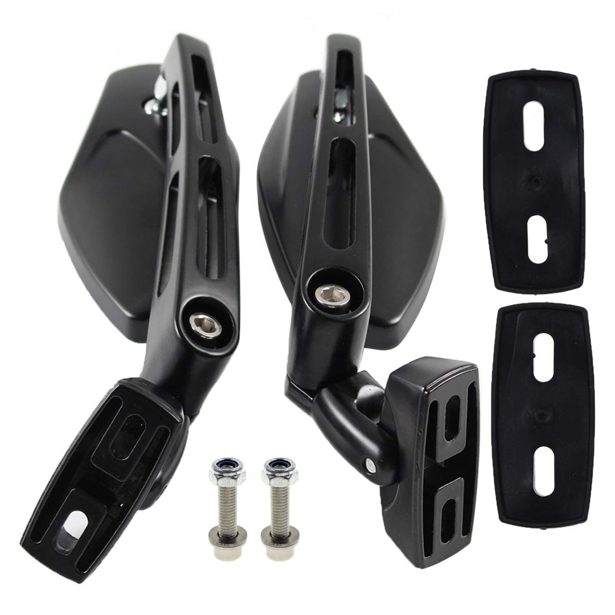 Autokay Motorcycle Mirrors Racing Rearview Mirrors Cnc Aluminum Anti-Glare Side Mirror Fits For Honda Cbr 600 F3 F4I Kawasaki Ni