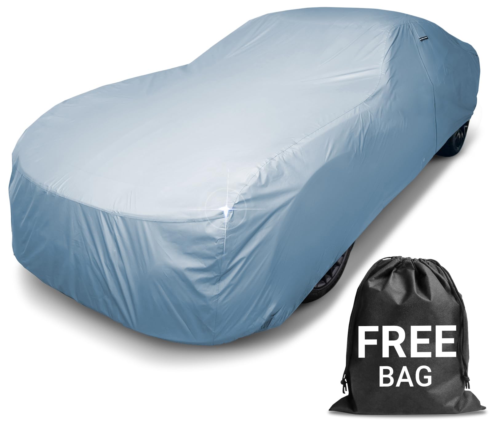 Icarcover Custom Car Cover For Oldsmobile Cutlass 2-Door, 4-Door, Waterproof All-Weather Rain Snow Uv Sun Protector Full Exterio