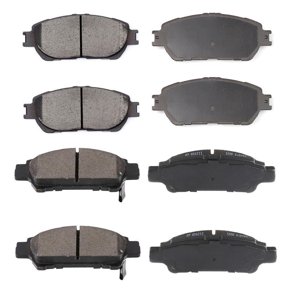 Cciyu D906 D995 Front & Rear Disc Brake Pads Kit For Toyota For Sienna 2004-2010 8Pcs