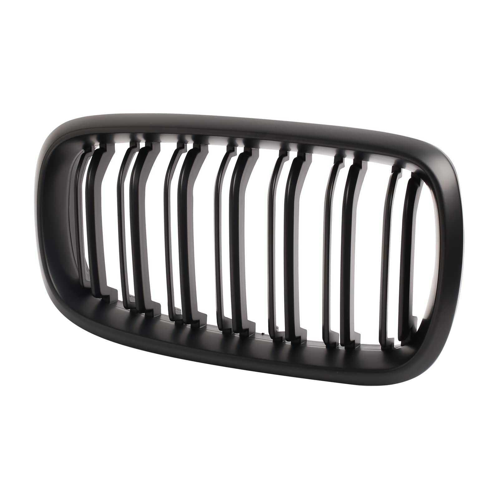 BILLDIO X5 F15 Grille - Matte Black Double Slats, 2014-2018 Fit, Model FDEX022AD, Front Bumper Kidney Grill, 2-pc