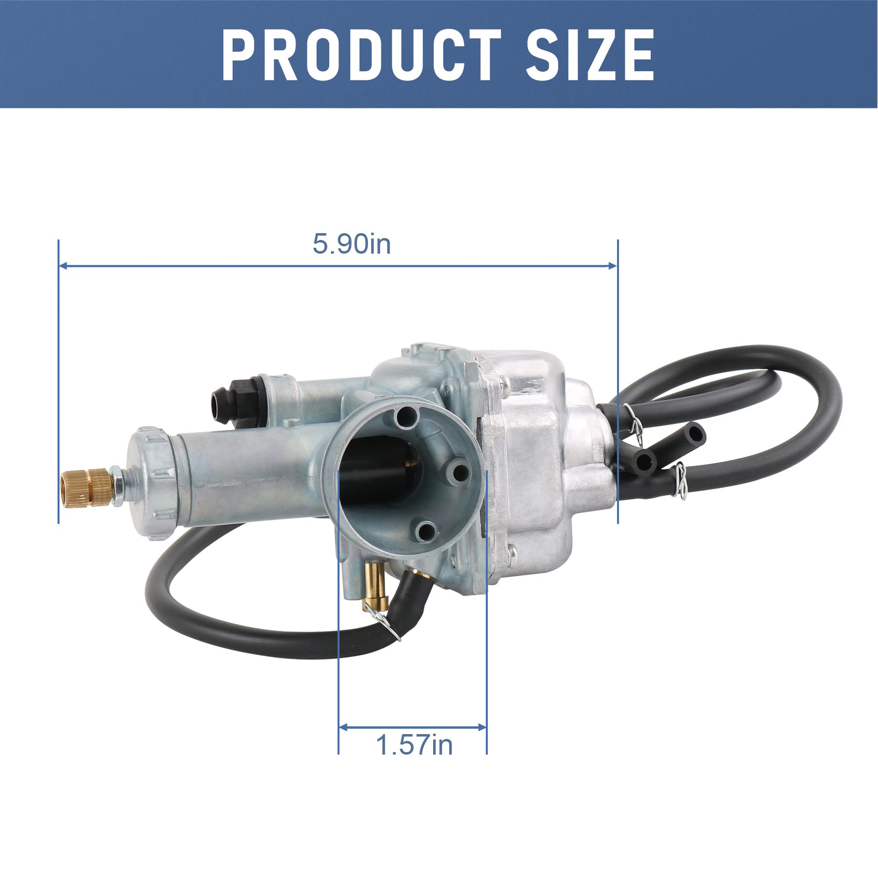 JDMSPEED Carburetor Replacement for Kawasaki Bayou 250 KLF250A (2003-2011) - Durable, Reliable Performance Upgrade