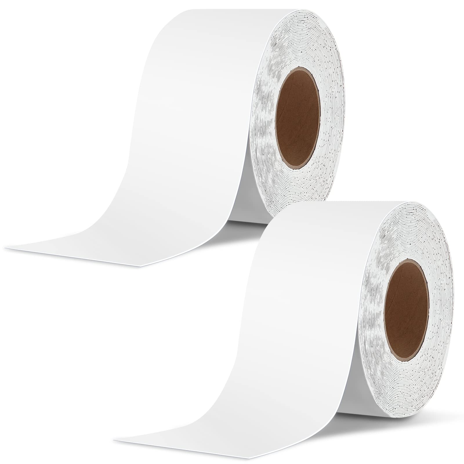 2 Pack RV Roof Tape, 4 Inch x 50 Feet RV Sealant Tape, UV & Waterproof RV White Seal Tape for RV Repair, Window, Boat Sealing, T