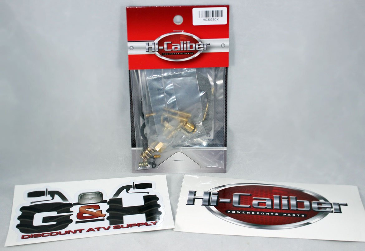 Hi-Caliber Powersports Parts Carburetor Carb Rebuild Kit For The 1986-1989 Yamaha Yfm 200 Moto-4 Atv