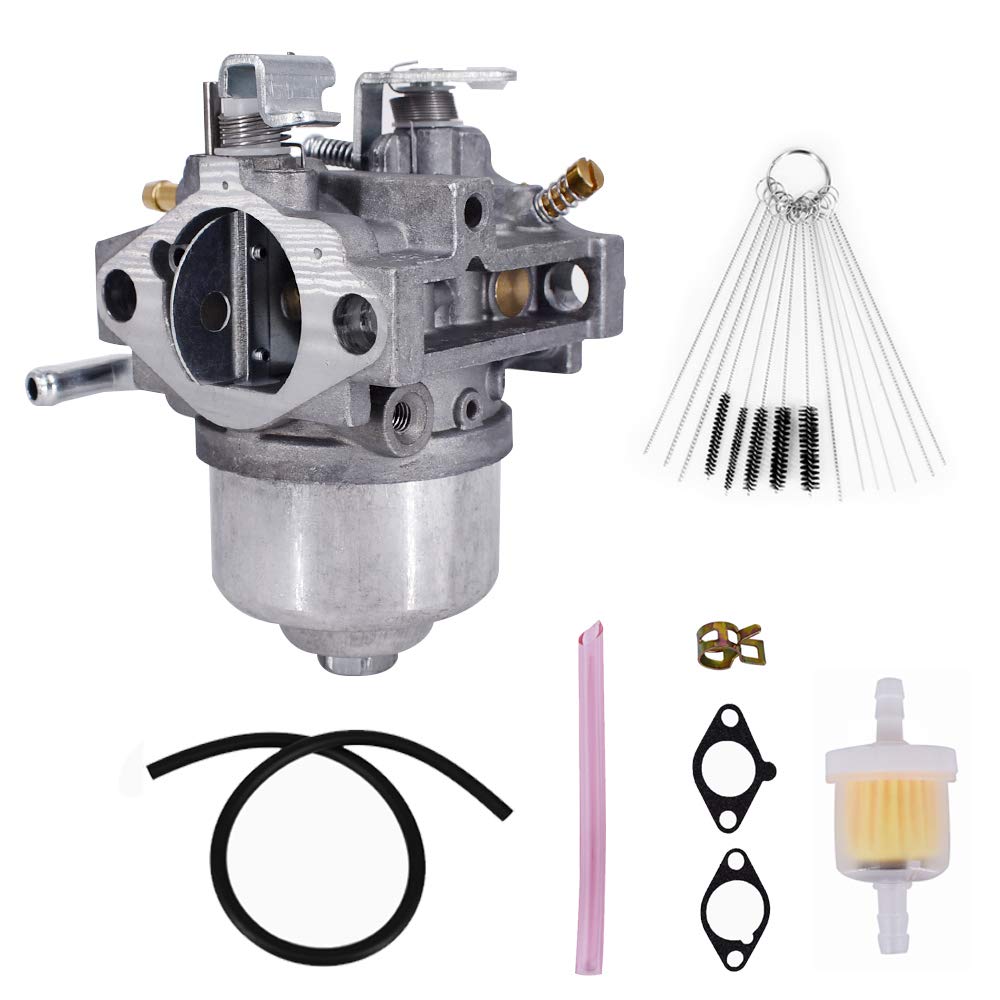 CULMKARI Carburetor for Kawasaki FB460V 4-Stroke Engine - Model YW-011-2 with Gaskets, Filter, Clamp, and Fuel Line Cleaner Tool Kit
