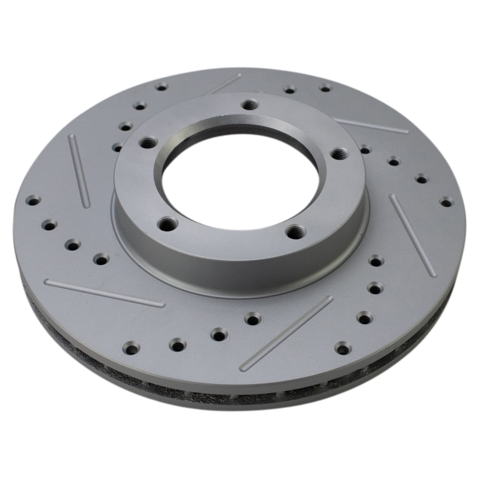 Trq Front Performance Brake Rotors Set Premium G-Coated Compatible With 1984-1995 Toyota Pickup