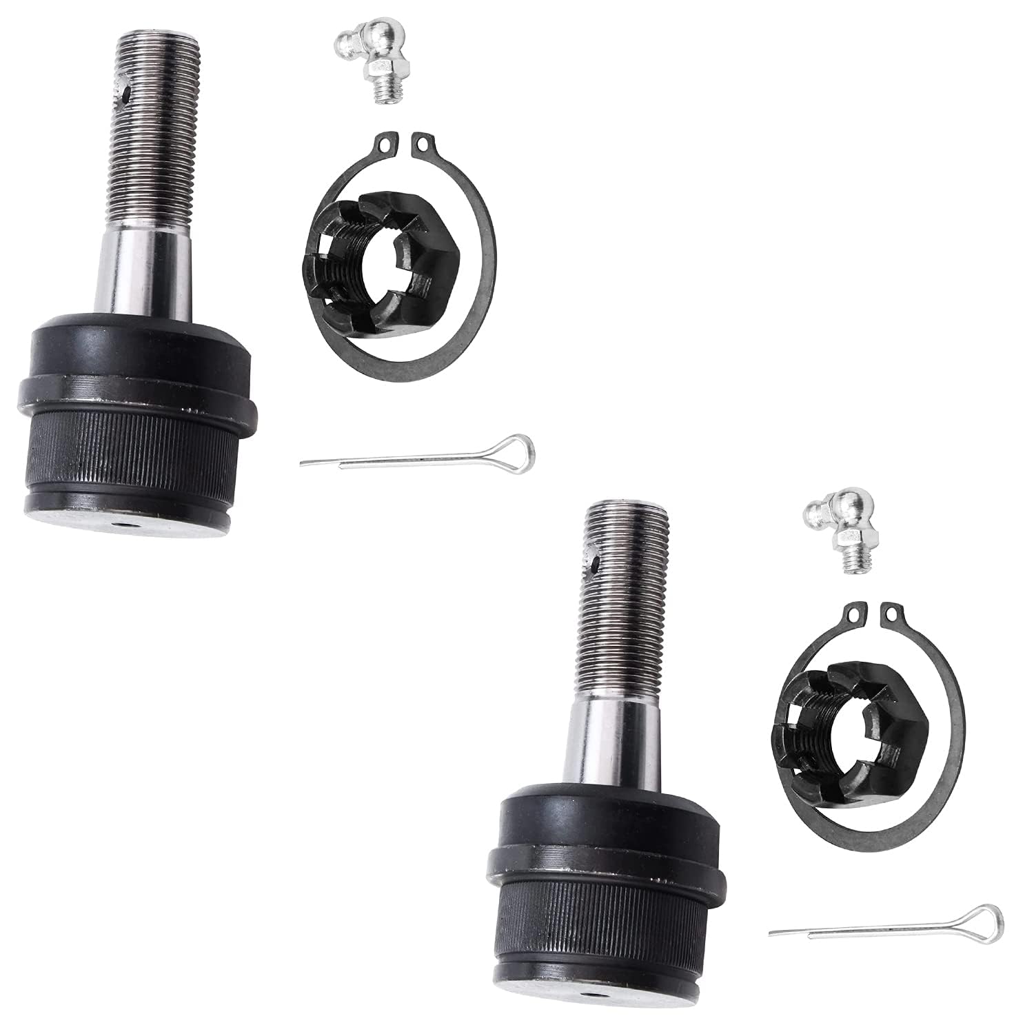 Detroit Axle - 4Wd Front 4Pc Ball Joints For Ford F-250 F-350 F-450 F-550 Excursion, 4 Upper & Lower Ball Joints Replacement