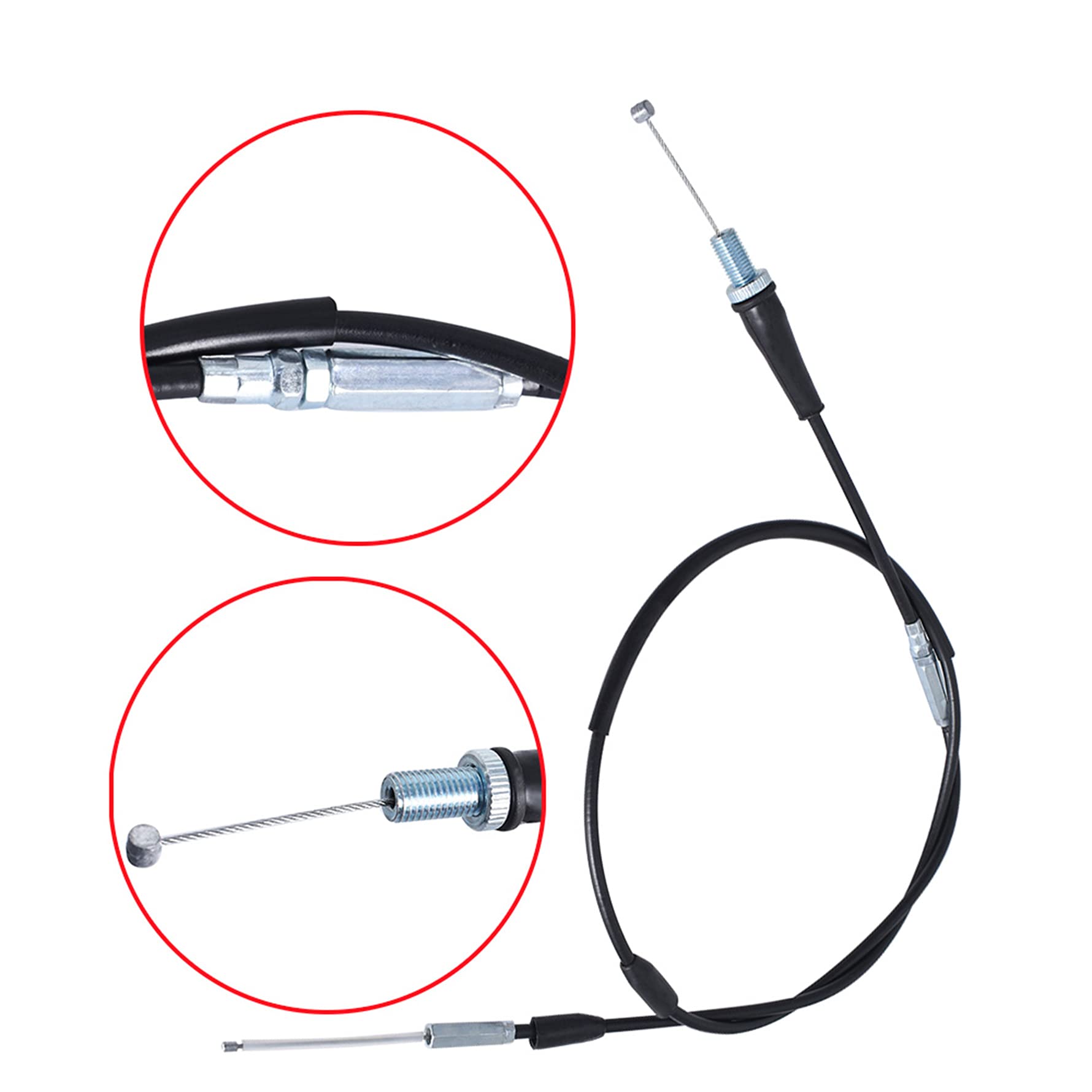 munirater Throttle Cable Replacement for Yamaha Bear Tracker 250 Wolverine 350 Big Bear 350 Kodiak 400