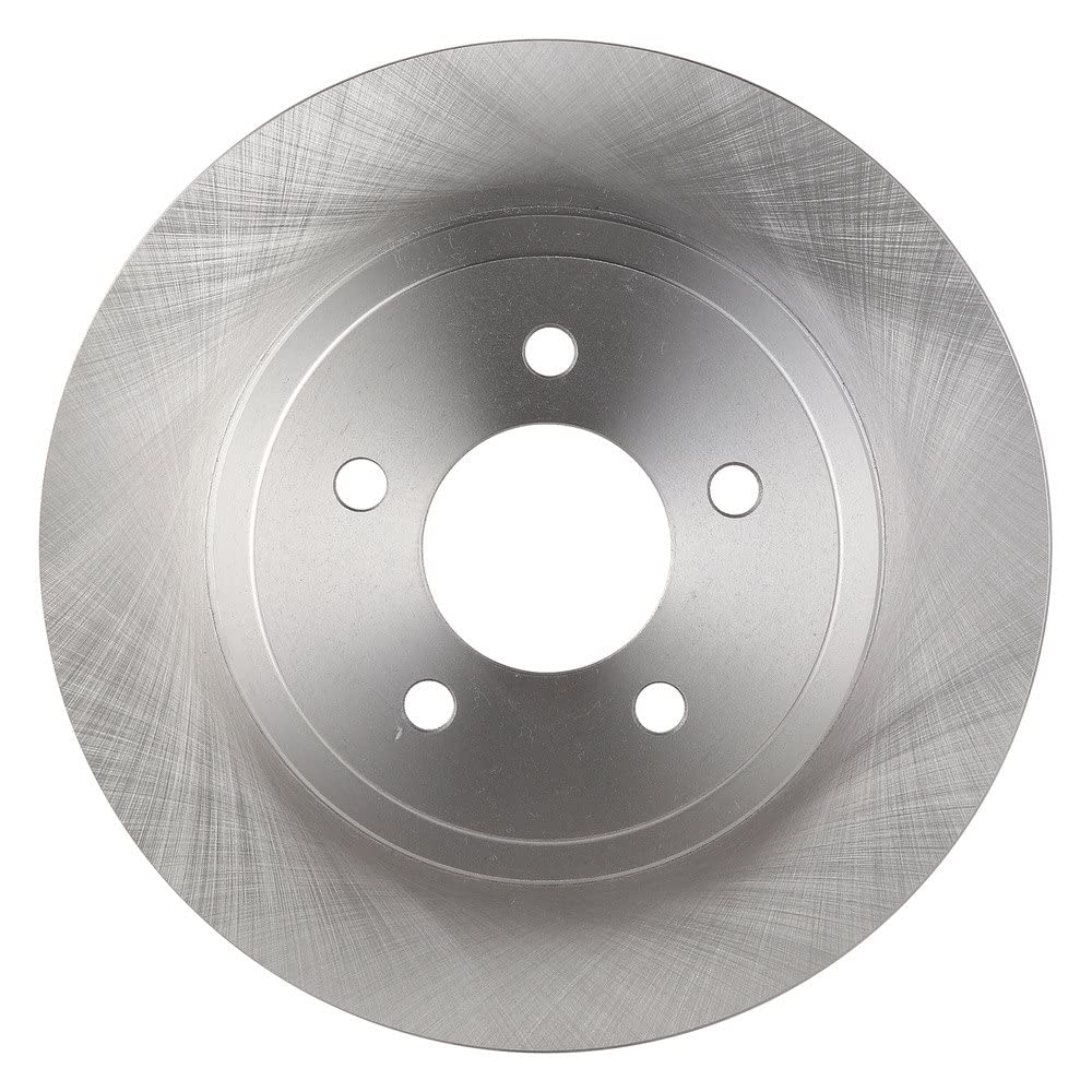 Trq Rear Brake Rotors Set Solid Compatible With 2005-2010 Ford Escape Mazda Tribute 2005-2009 Mercury Mariner
