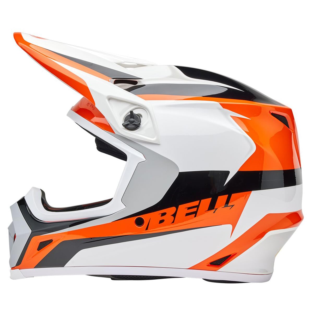 Bell Mx-9 Mips Dirt Helmet (Gloss Rift Orange/White - Small)