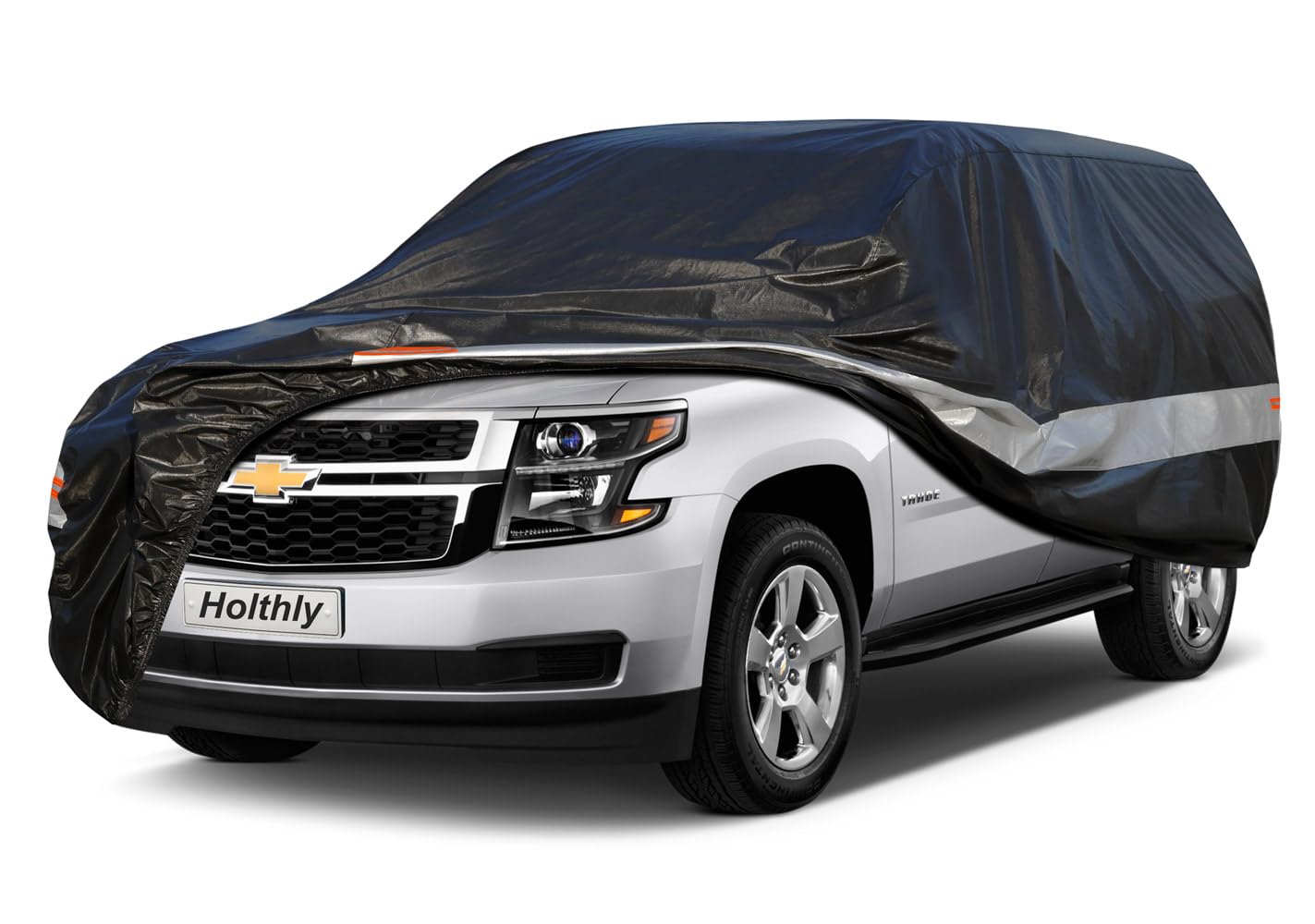 Holthly 10 Layers Car Cover Waterproof All Weather For Large Suv,100% Waterproof Outdoor Car Covers Rain Snow Uv Dust Protection