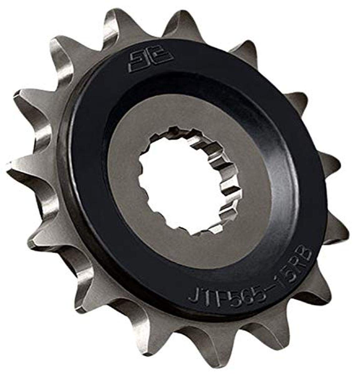 JT Sprockets JTF1370.15RB 15 Tooth Rubber Cushioned Front Countershaft Sprocket, Single