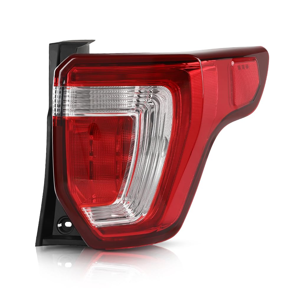 Tail Light Assembly Rear Brake Lamp Right Passenger Side Compatible with Ford Explorer 2016-2019 FB5Z13405A, FO2800251 w/o Wirin