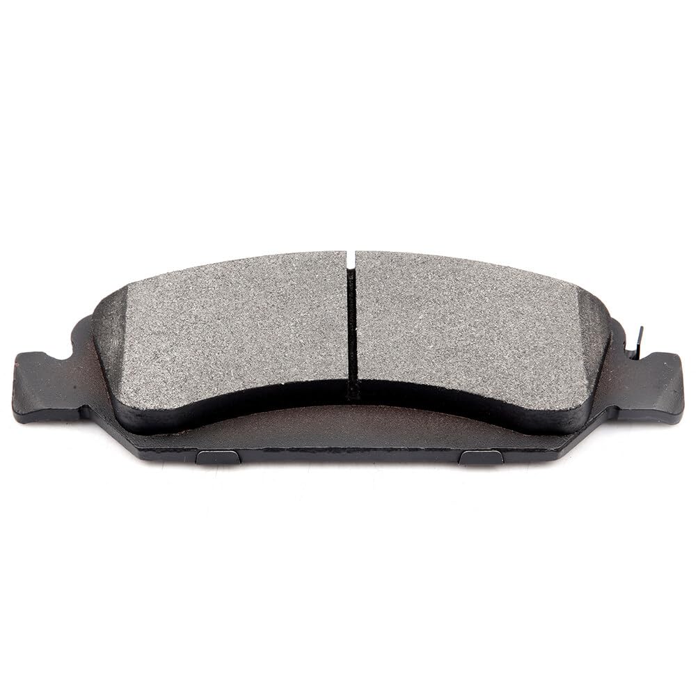 Eccpp D1363-8472 D1707-8930 Front Semi Metallic & Rear Ceramic Disc Brake Pad Set Fit For Cadillac Escalade 2015-2019,For Cadill